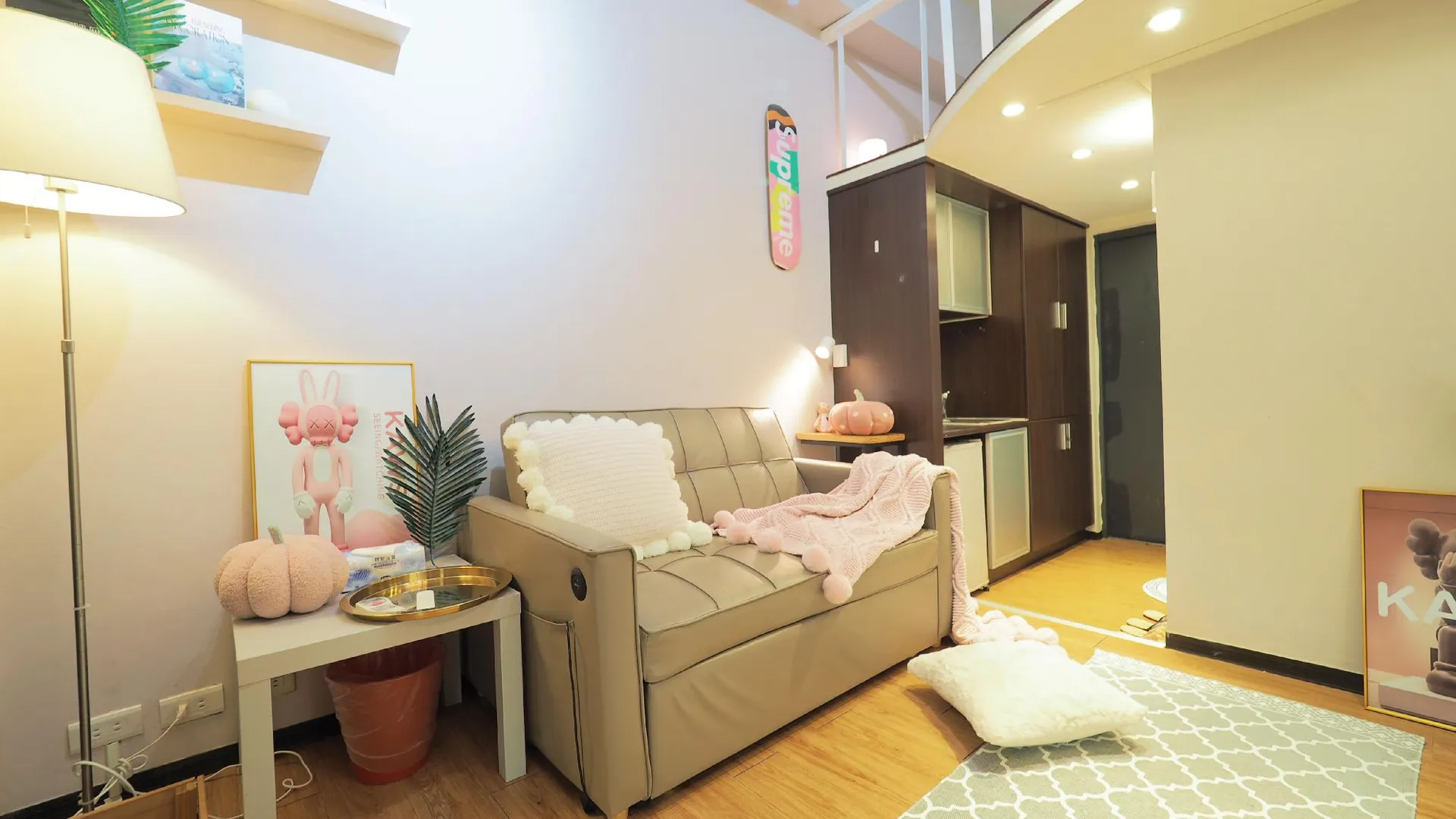 타이베이 시먼딩의 아파트먼트 (18m², 침실 1개, 프라이빗 욕실 1개) 2성급 싱글룸 스위트룸