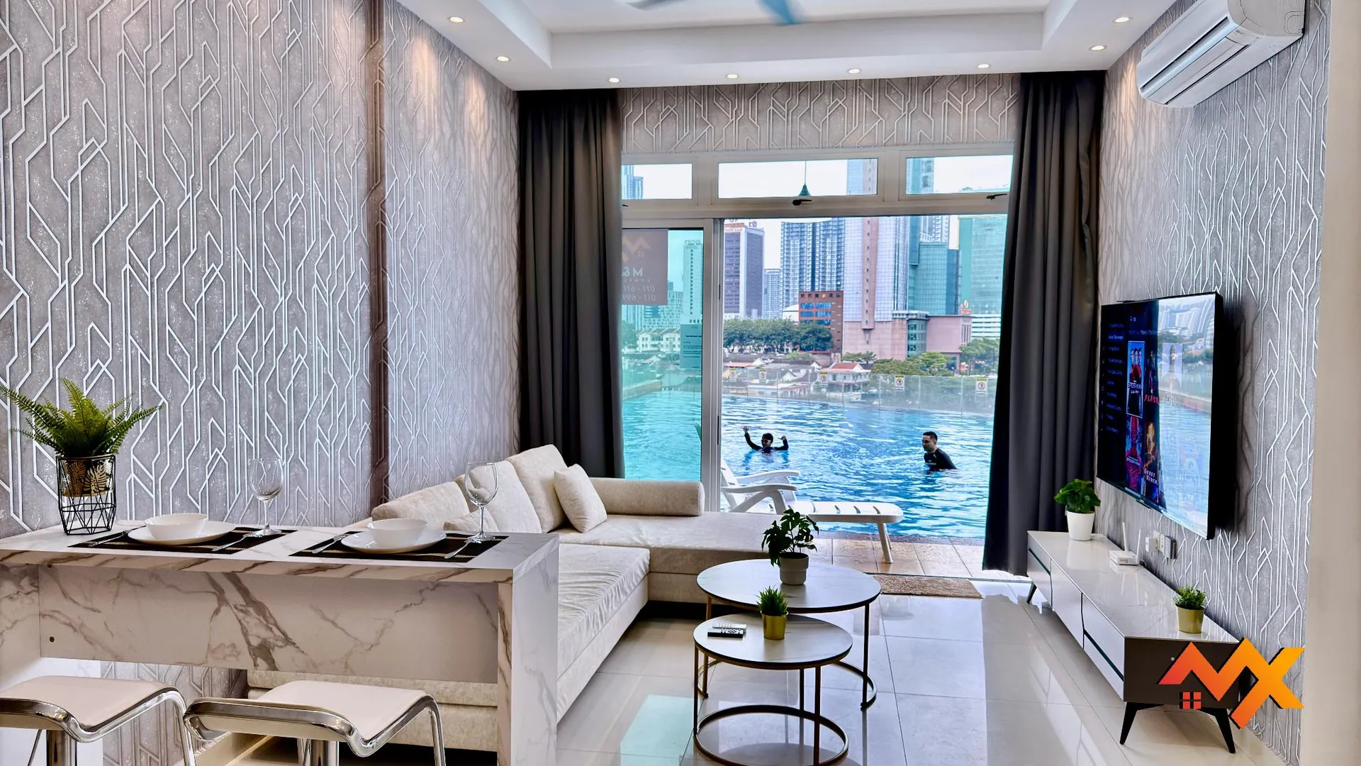 조호바루 / 조호르바루 조호바루의 아파트먼트 (138m², 침실 3개, 프라이빗 욕실 2개) 4성급 싱글룸 외관