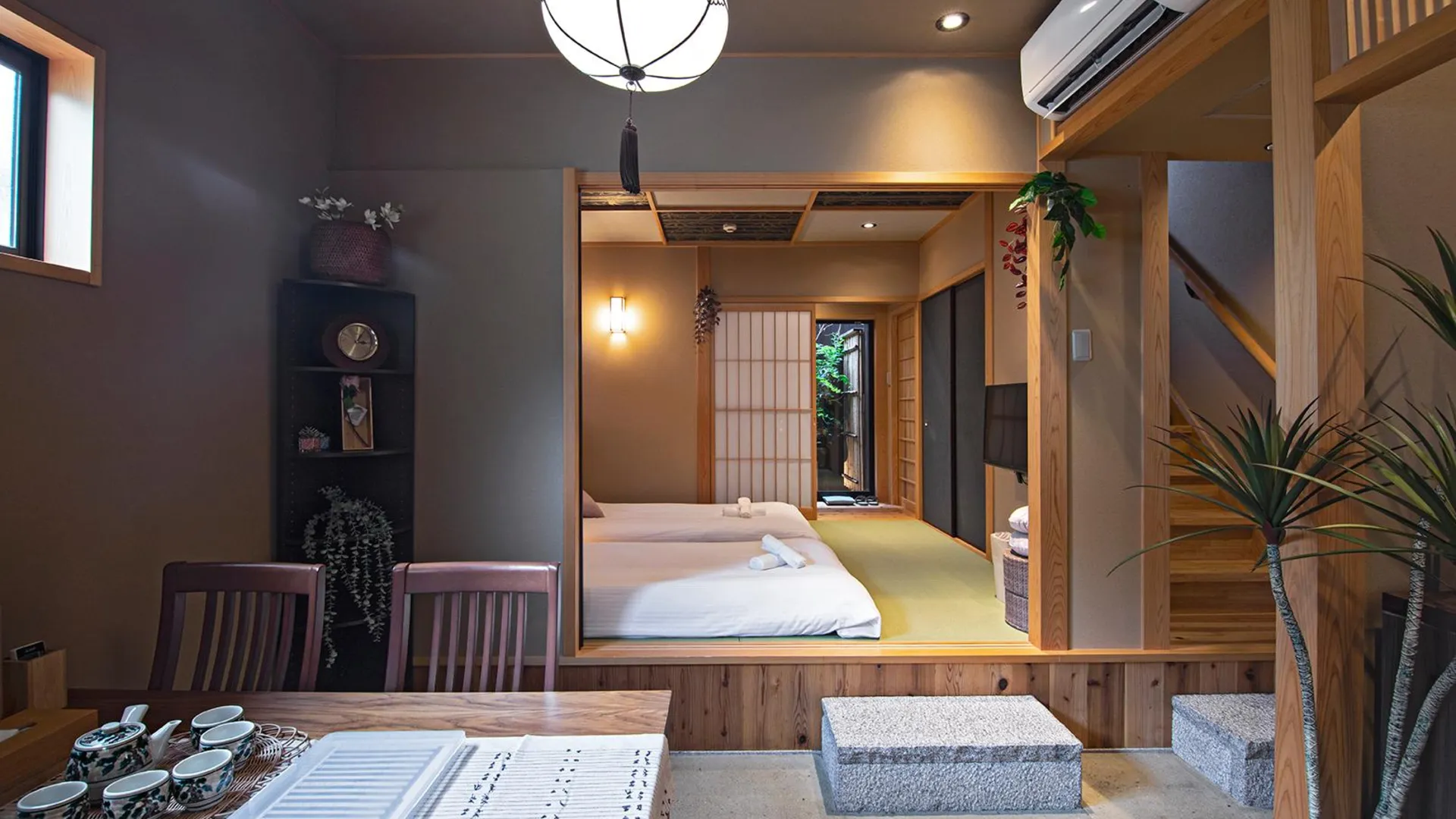 교토 가와라마치의 빌라 (80m², 침실 3개, 프라이빗 욕실 1개) 4성급 게스트하우스 스위트룸
