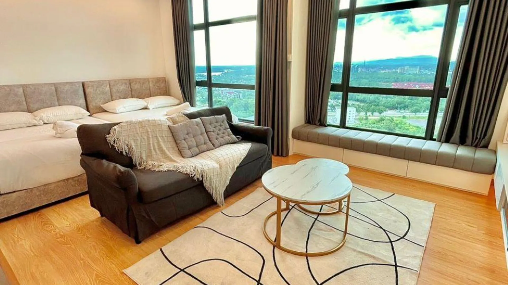 쿠안탄 임페리움 레지던스 콴탄 씨뷰 5성급 호텔 스위트룸