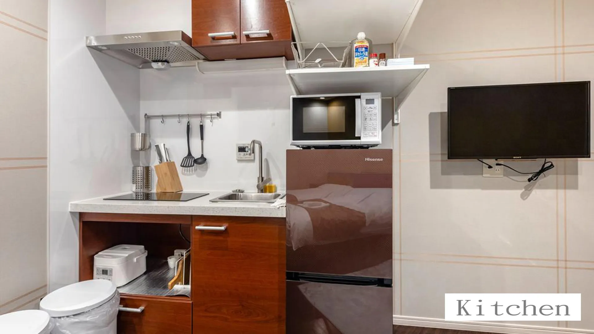 오사카 오사카시 남부의 아파트먼트 (30m², 침실 1개, 프라이빗 욕실 1개) 3성급 게스트하우스 레스토랑