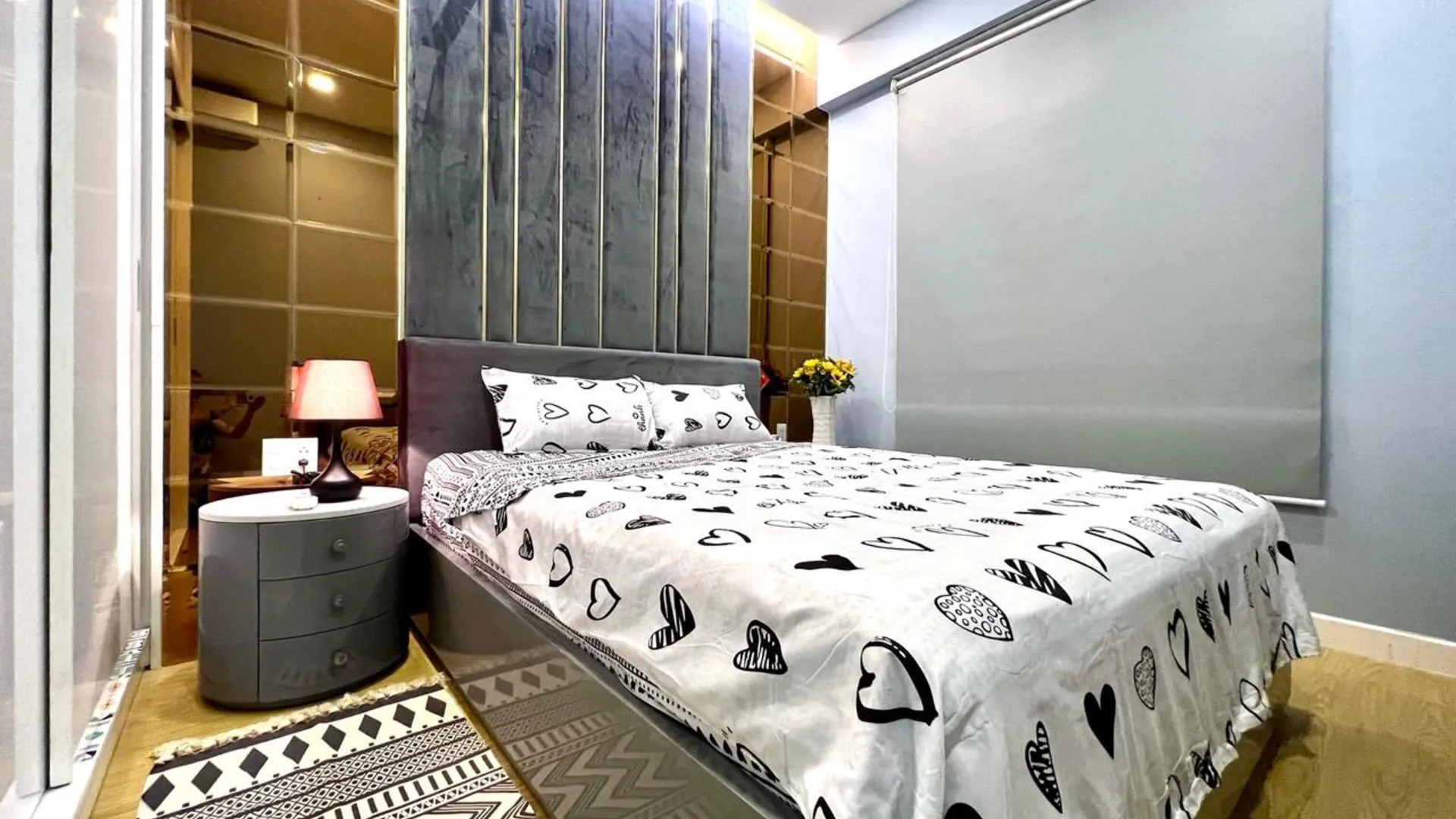 호치민 2군의 아파트먼트 (100m², 침실 1개, 프라이빗 욕실 1개) 4성급 싱글룸 부대시설