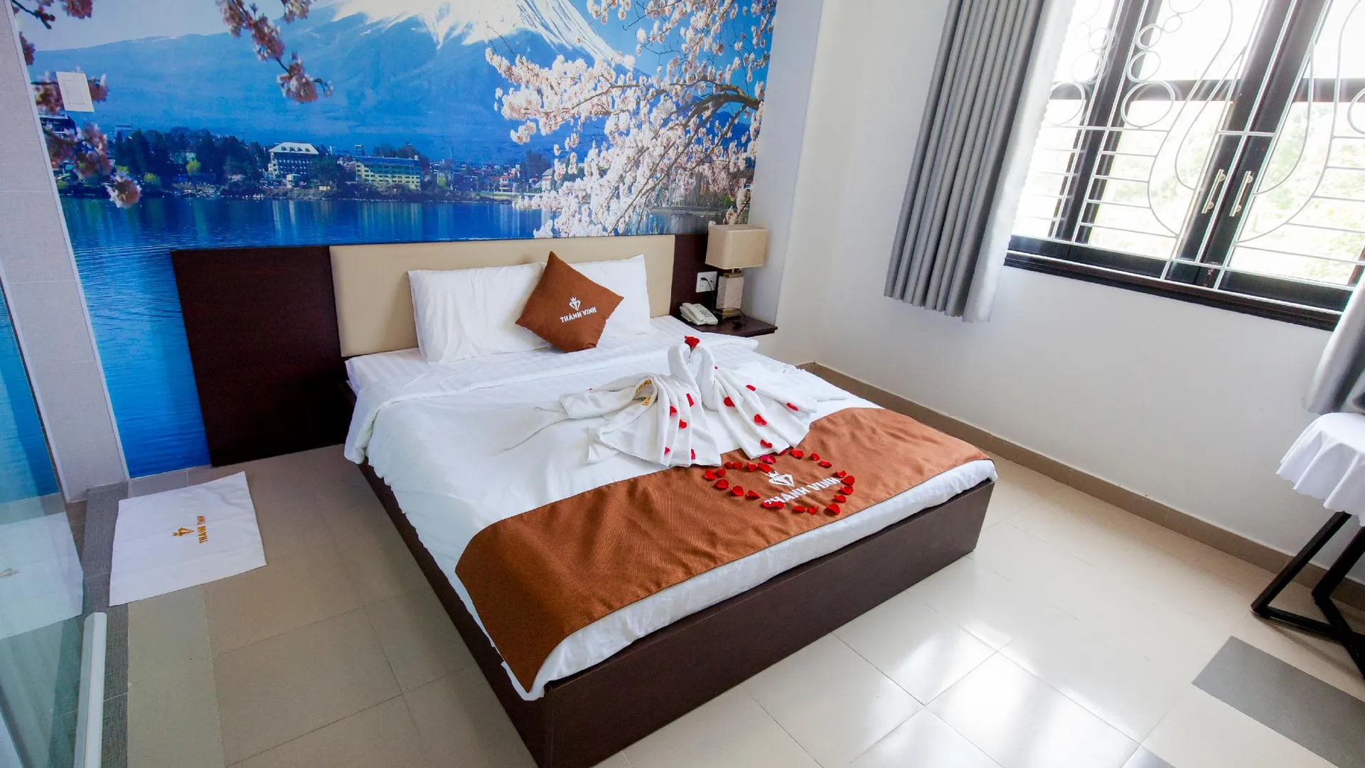 호치민 카크 산 탄 빈 1성급 호텔 레스토랑