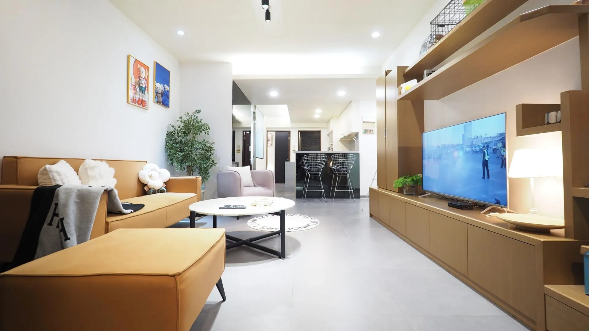 타이베이 쑹산 구의 아파트먼트 (100m², 침실 3개, 프라이빗 욕실 2개) 2성급 싱글룸 스위트룸