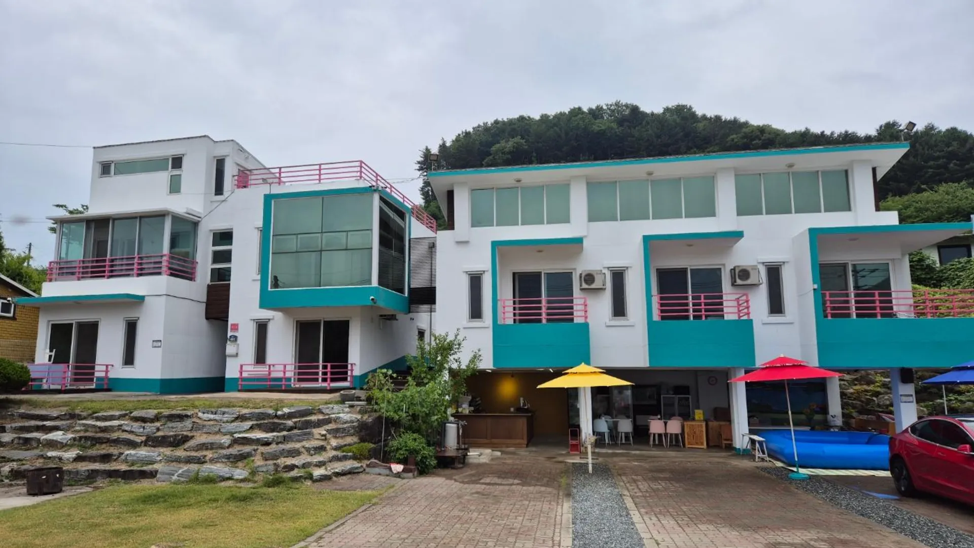 대전 금산 하양까망펜션 1성급 게스트하우스 레스토랑