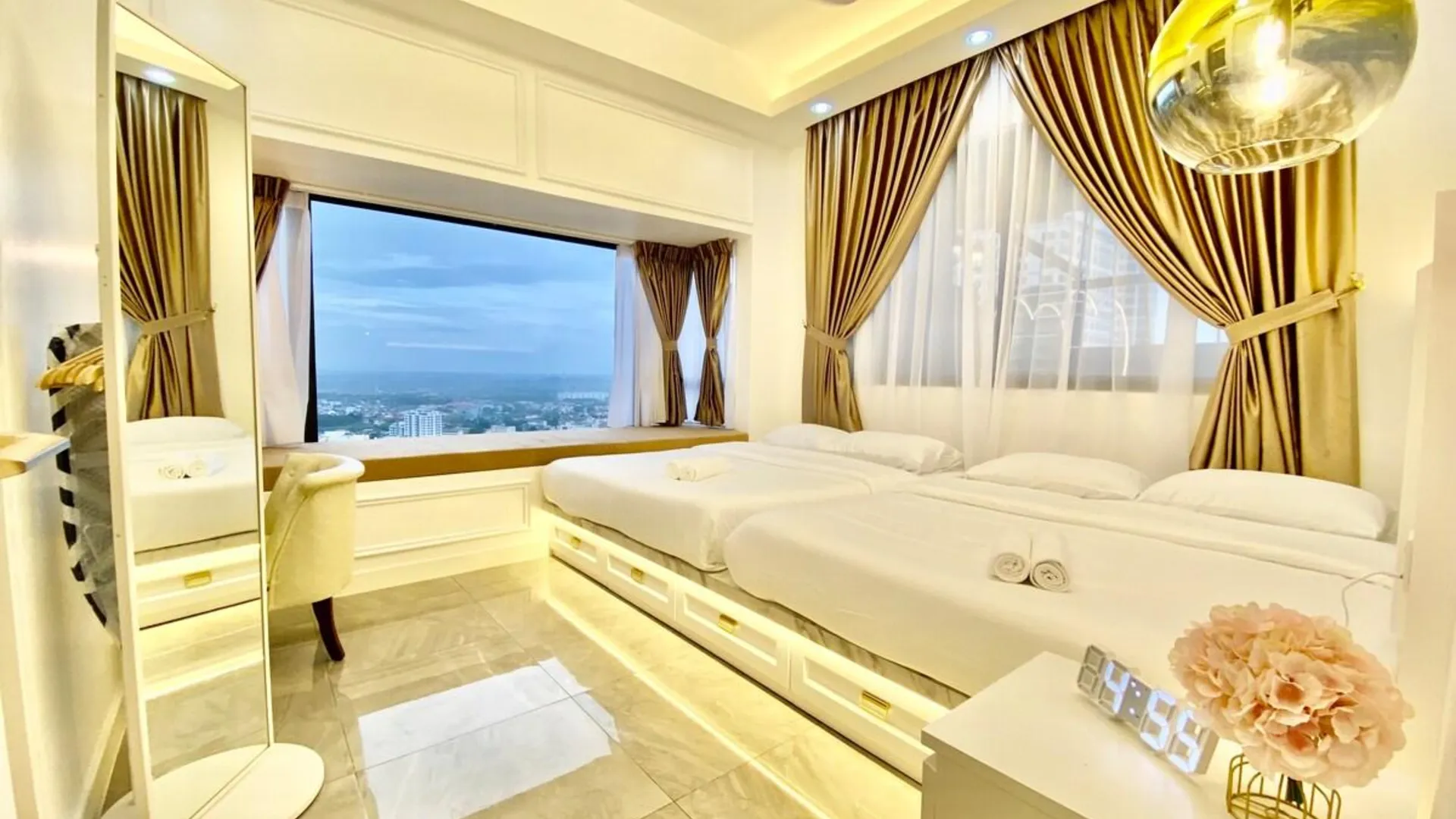 말라카 멜라카 라야의 프라이빗 하우스 (84m², 침실 1개, 프라이빗 욕실 2개) 4성급 싱글룸 스위트룸