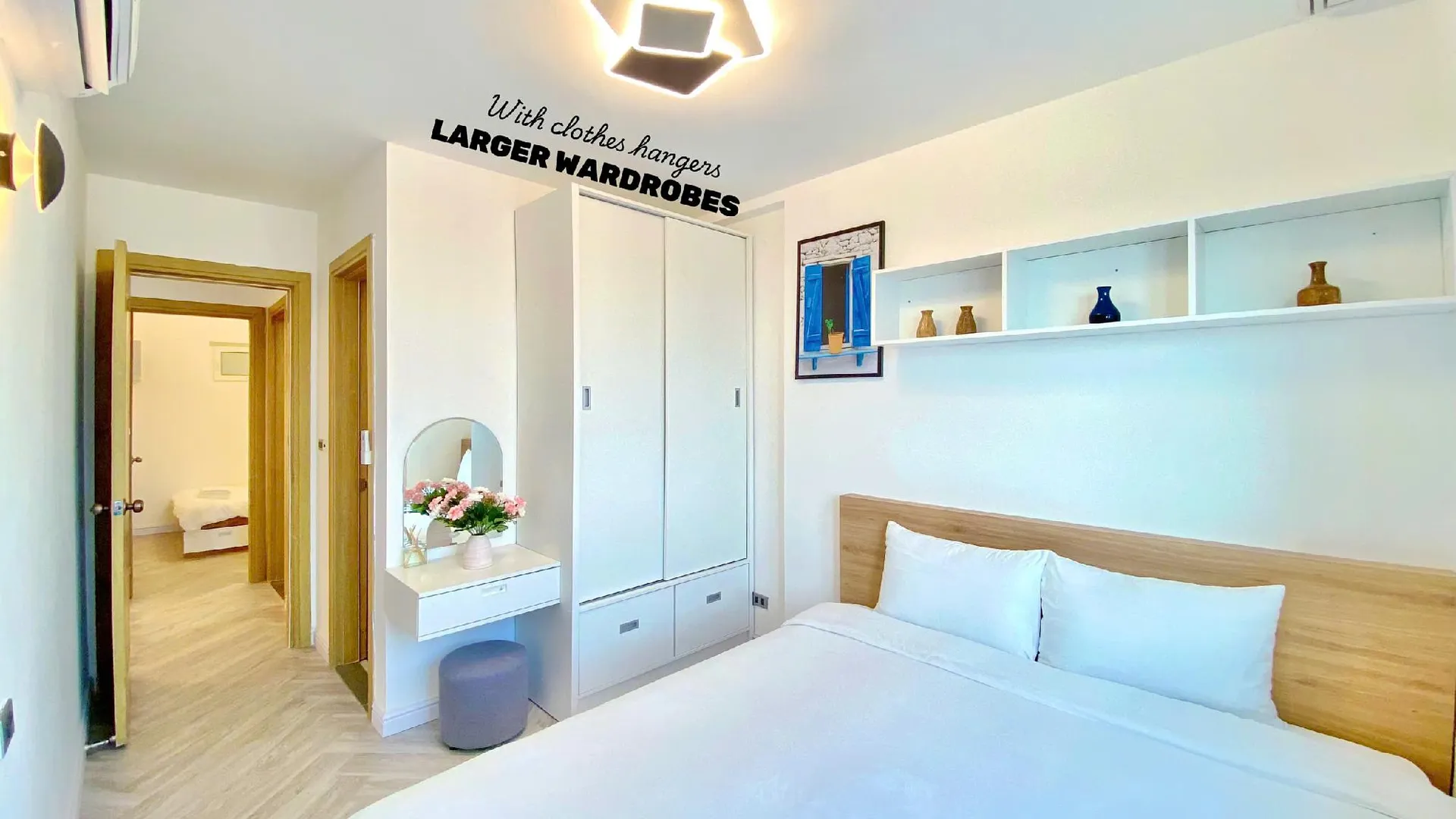 다낭 푸옥미의 아파트먼트 (70m², 침실 2개, 프라이빗 욕실 2개) 5성급 싱글룸 스위트룸