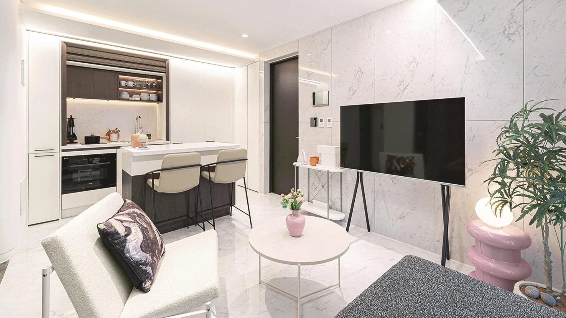 서울 르컬렉티브 강남 예술의전당 로이움 4성급 게스트하우스 스위트룸