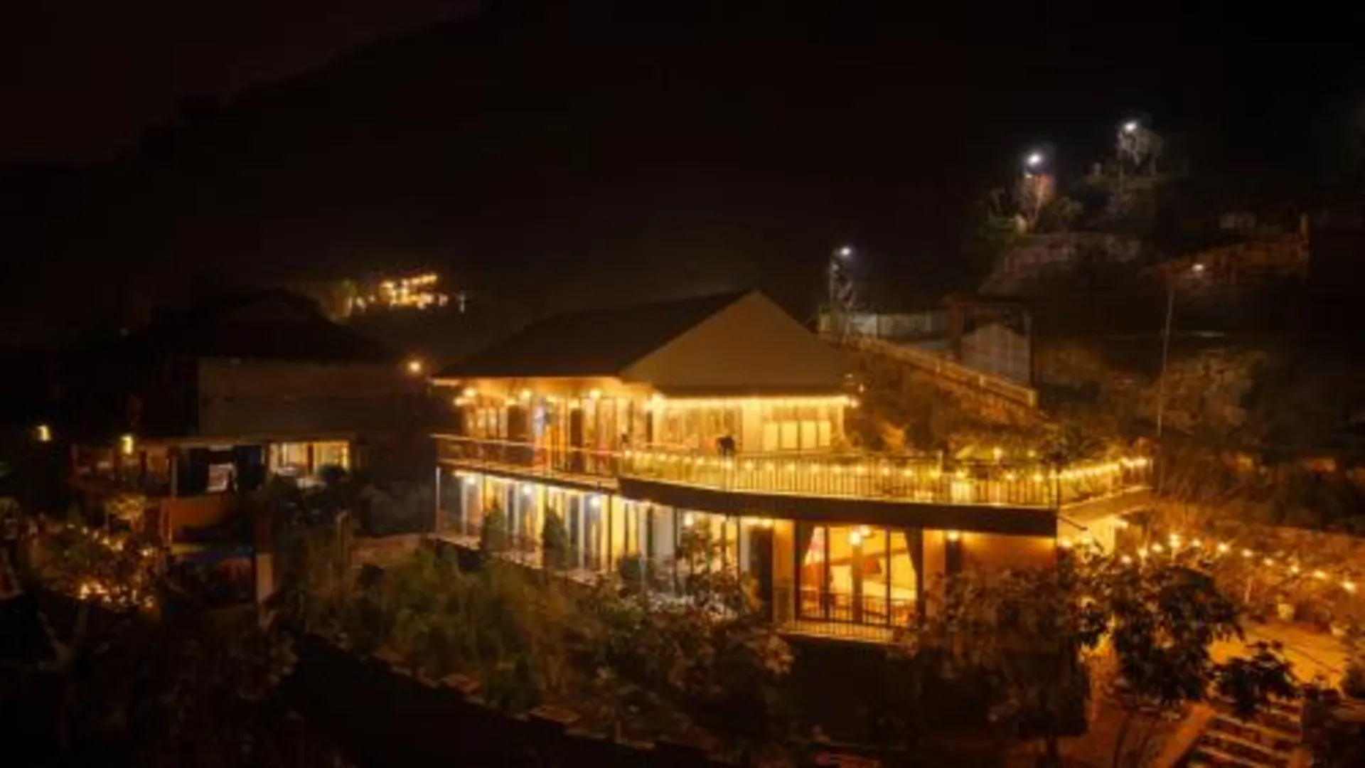 사파 무옹 호아 힐사이드 홈스테이 4성급 게스트하우스 레스토랑