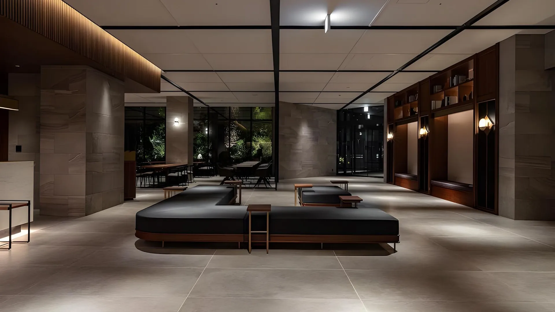 후쿠오카 Hotel Trad Hakata 4성급 호텔 로비