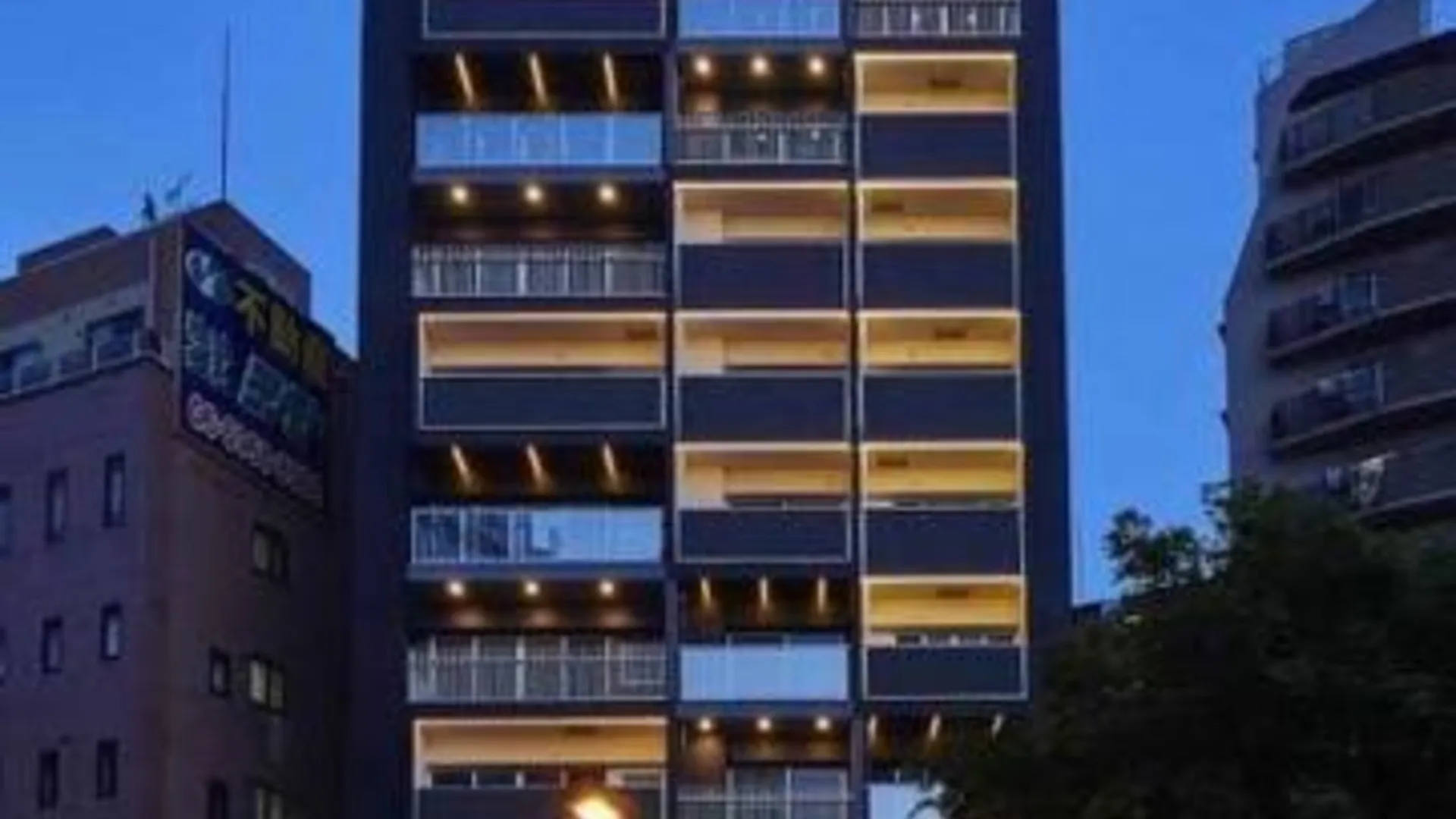 오사카 BLDKTHEATERo1 4성급 싱글룸 외관