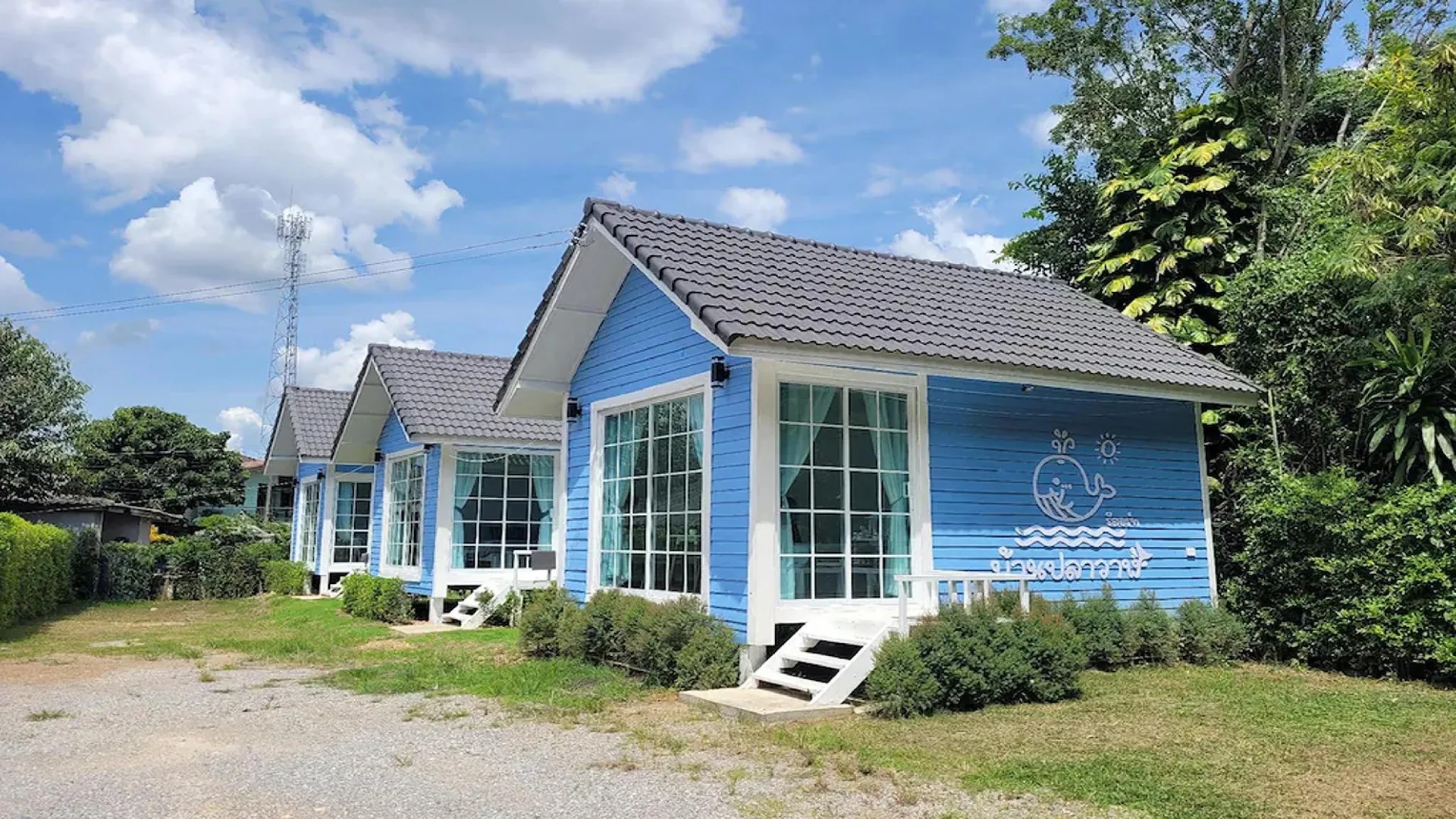 치앙라이 산 사이의 방갈로 (24m², 침실 3개, 프라이빗 욕실 3개) 4성급 게스트하우스 객실