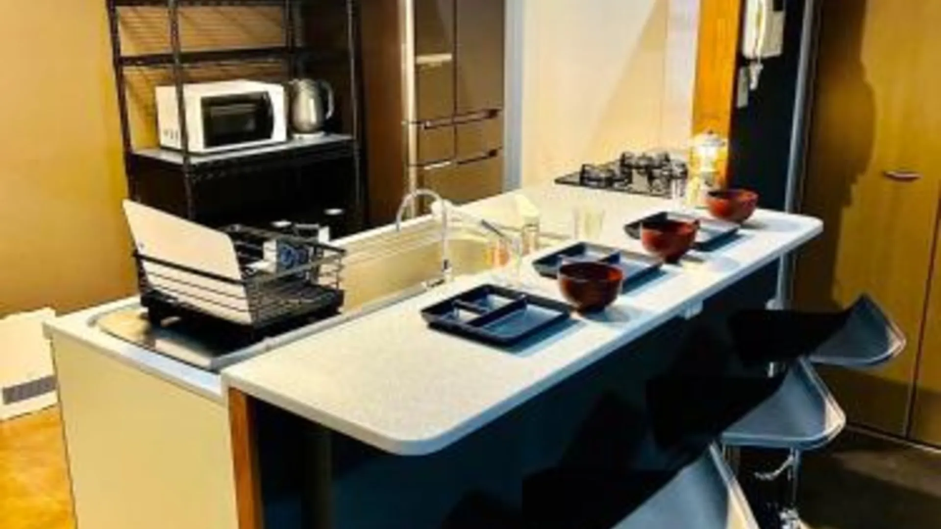 오사카 Matsuyamachi Dotonbori Condo 3성급 싱글룸 전망