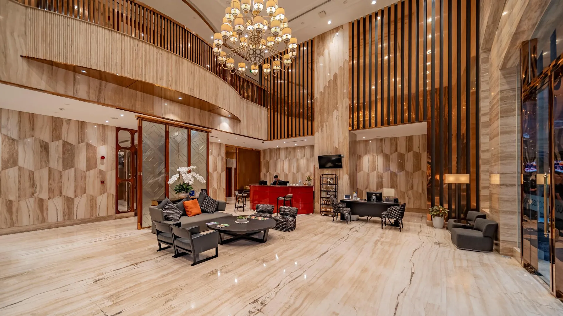 호치민 셔우드 스위트 5성급 호텔 객실