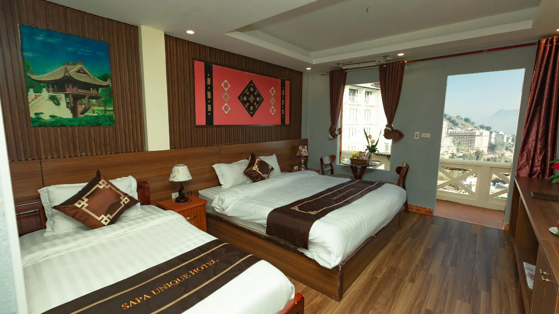 사파 사파 유니크 호텔 3성급 호텔 전망