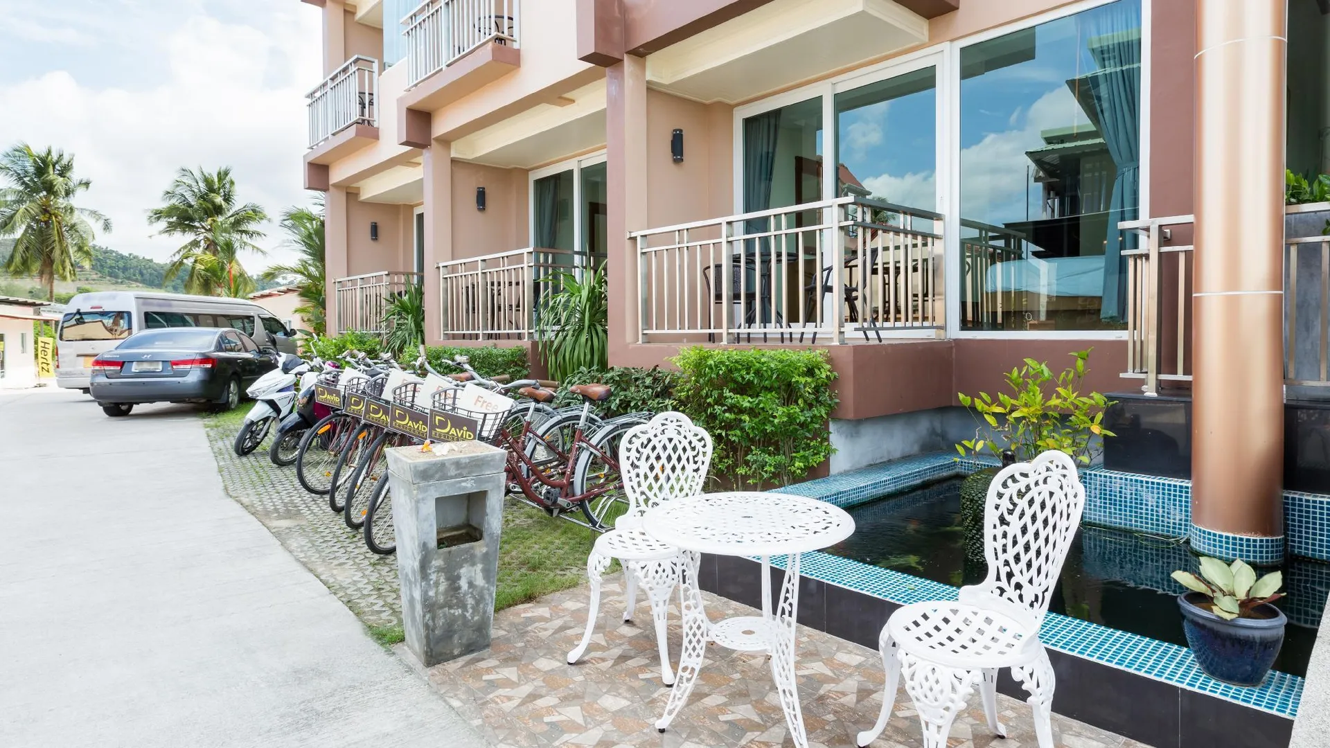 푸켓 데이비드 레지던스 3성급 호텔 수영장