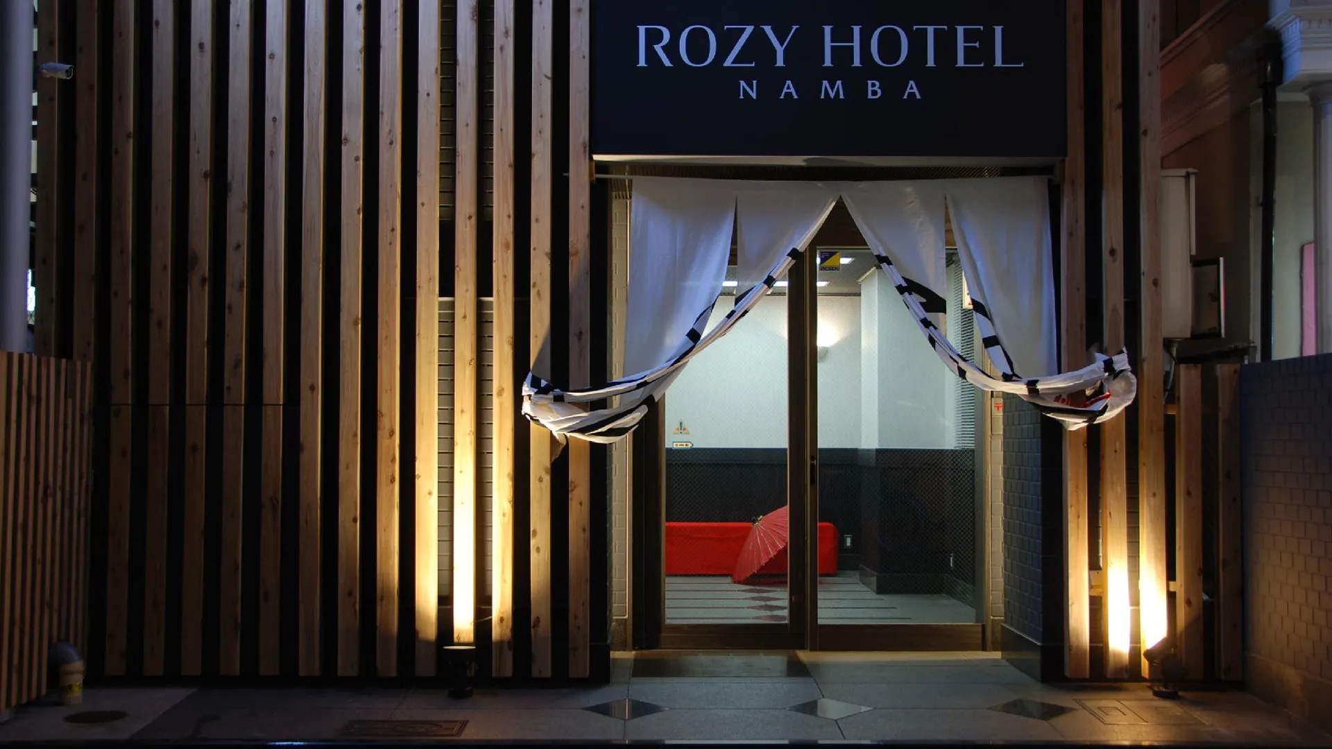 오사카 로지 호텔 난바 3성급 호텔 외관