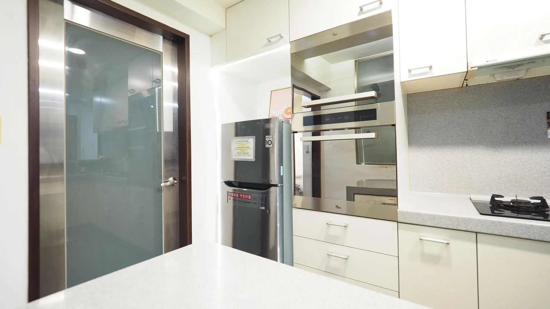 타이베이 쑹산 구의 아파트먼트 (100m², 침실 3개, 프라이빗 욕실 2개) 2성급 싱글룸 부대시설