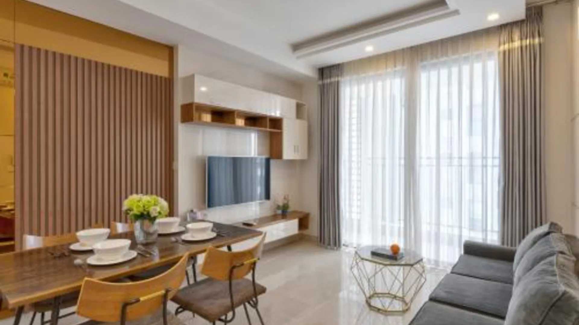 호치민 메이시 아파트먼트 트레소르 5성급 게스트하우스 로비