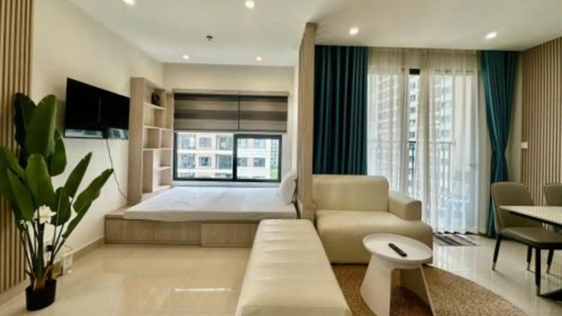 호치민 Shi House -Cozy 2BR, S1001 Beautiful Vinhomes Q9 4성급 싱글룸 스위트룸