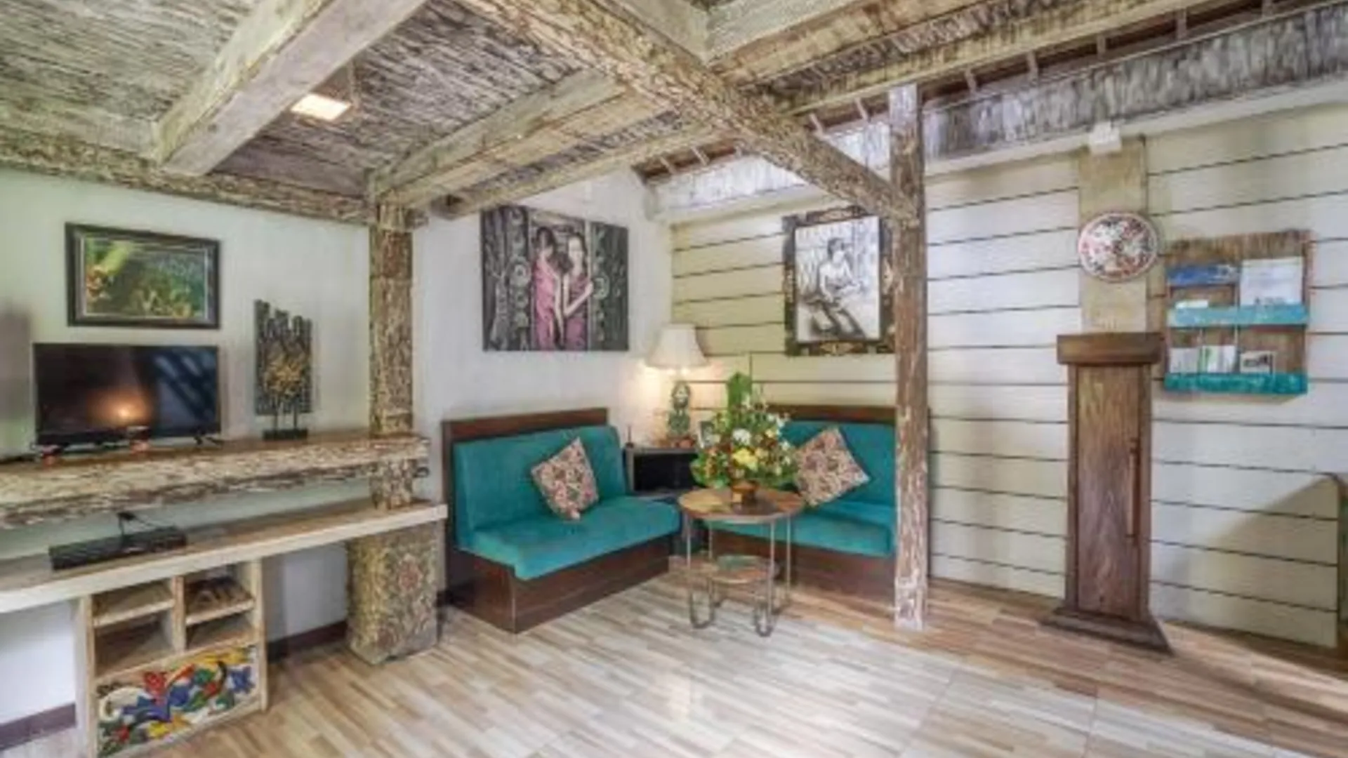 발리 KTS 발리니즈 빌라 호텔 레스토랑