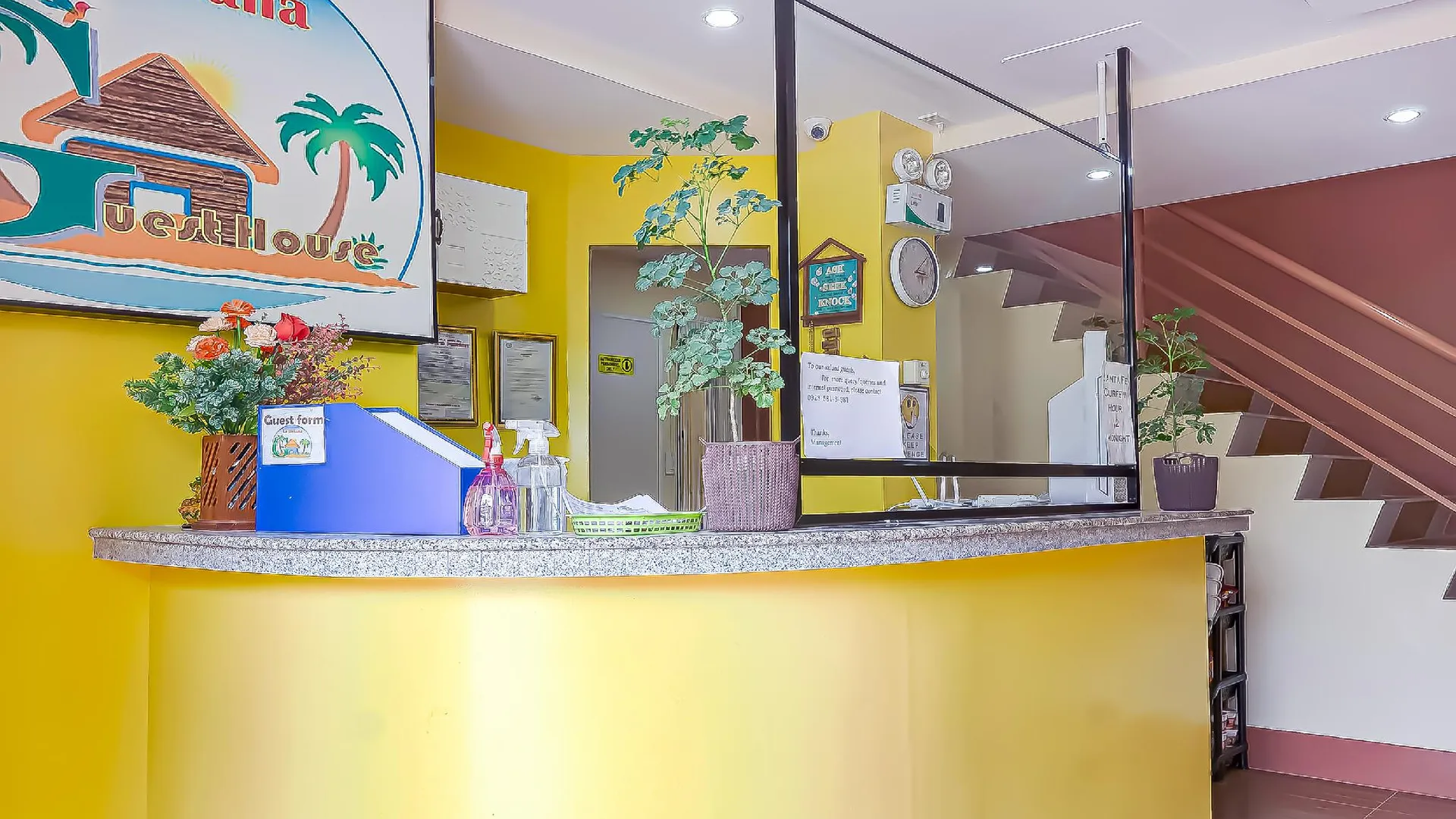 세부 레드도어즈 앳 라 브리아나 게스트 하우스 반타얀 세부 2성급 호텔 로비