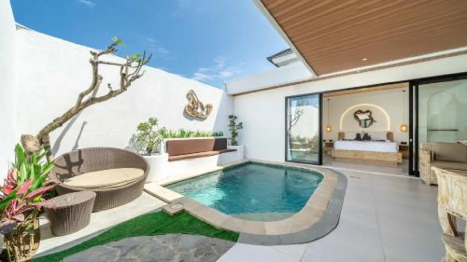 발리 New 2BR Villa Private Pool in Uluwatu - V1 4성급 싱글룸 외관