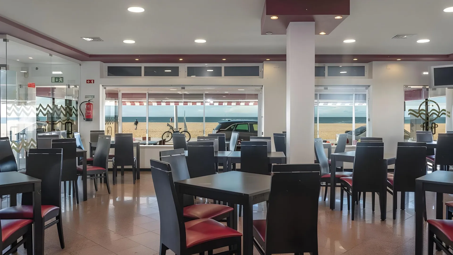 나자레 호텔 오세아노 2성급 호텔 레스토랑