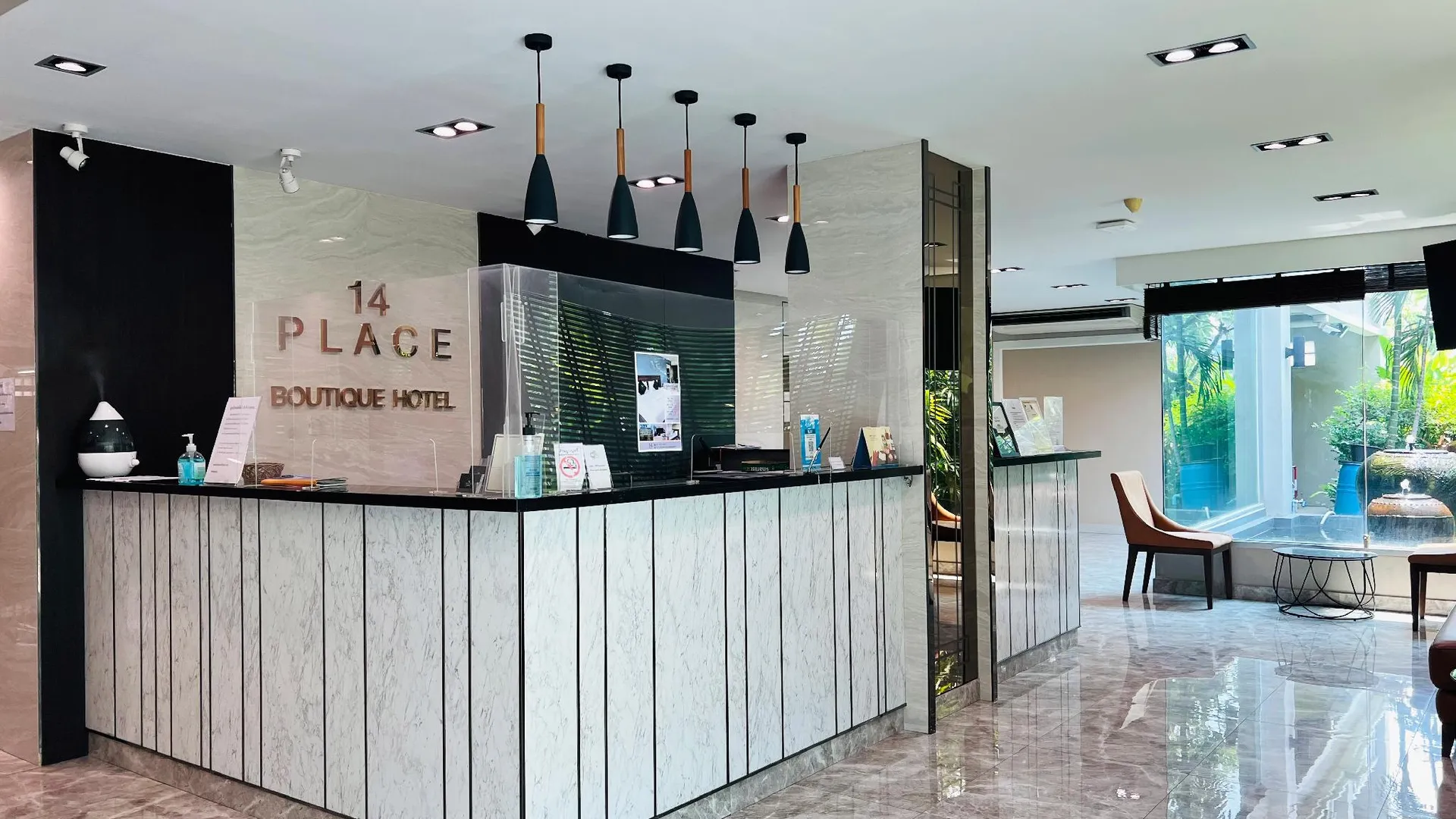 방콕 14 플레이스 3성급 호텔 로비