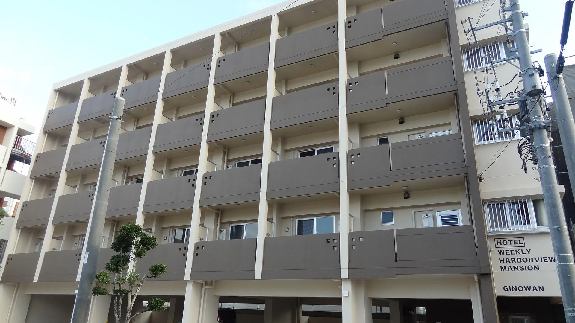 오키나와 본섬 위클리 하버뷰 맨션 기노완 2성급 호텔 객실