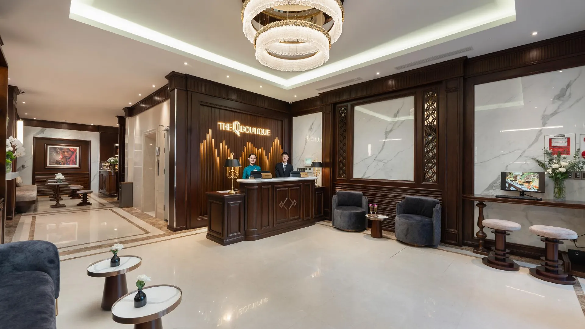 하노이 더 Q 부티크 호텔 4성급 호텔 레스토랑