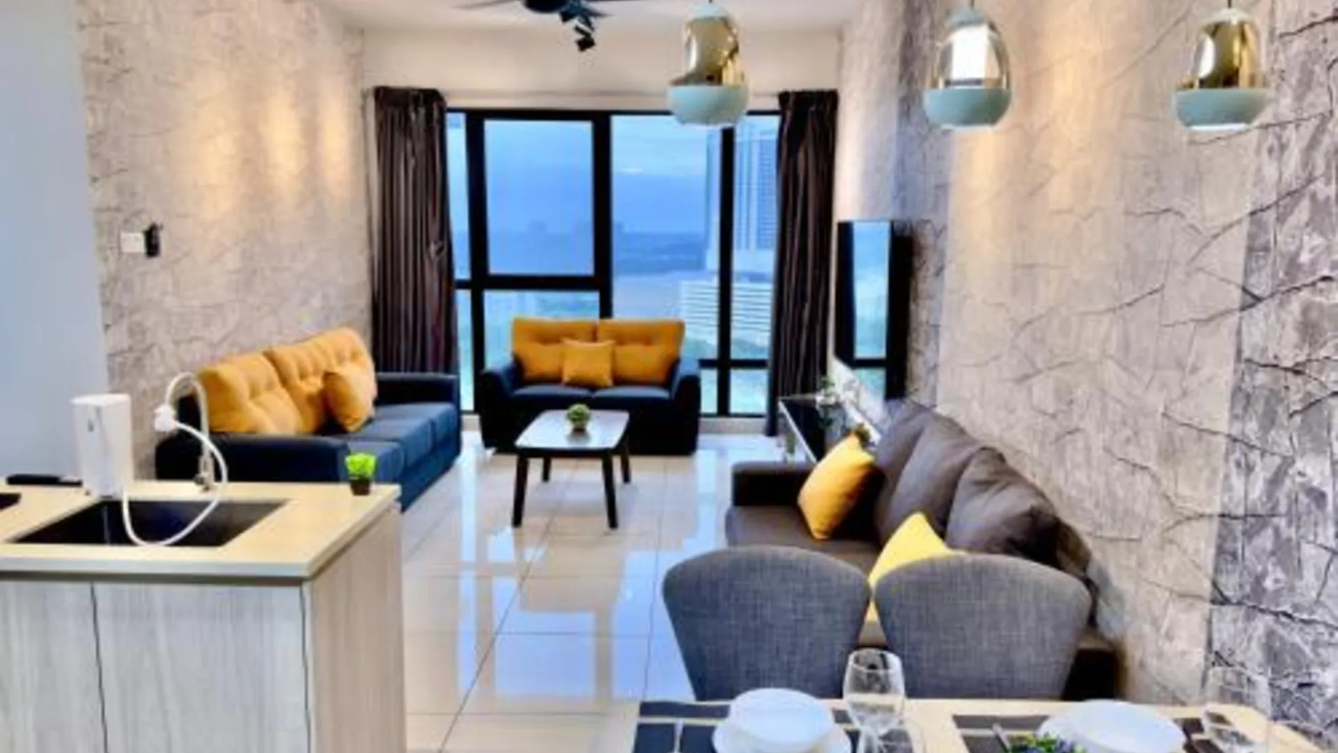 조호바루 / 조호르바루 미드밸리 사우스키 모자이크 5-9인 스마트TV 70인치 - 넷플릭스 SM 4성급 게스트하우스 스위트룸