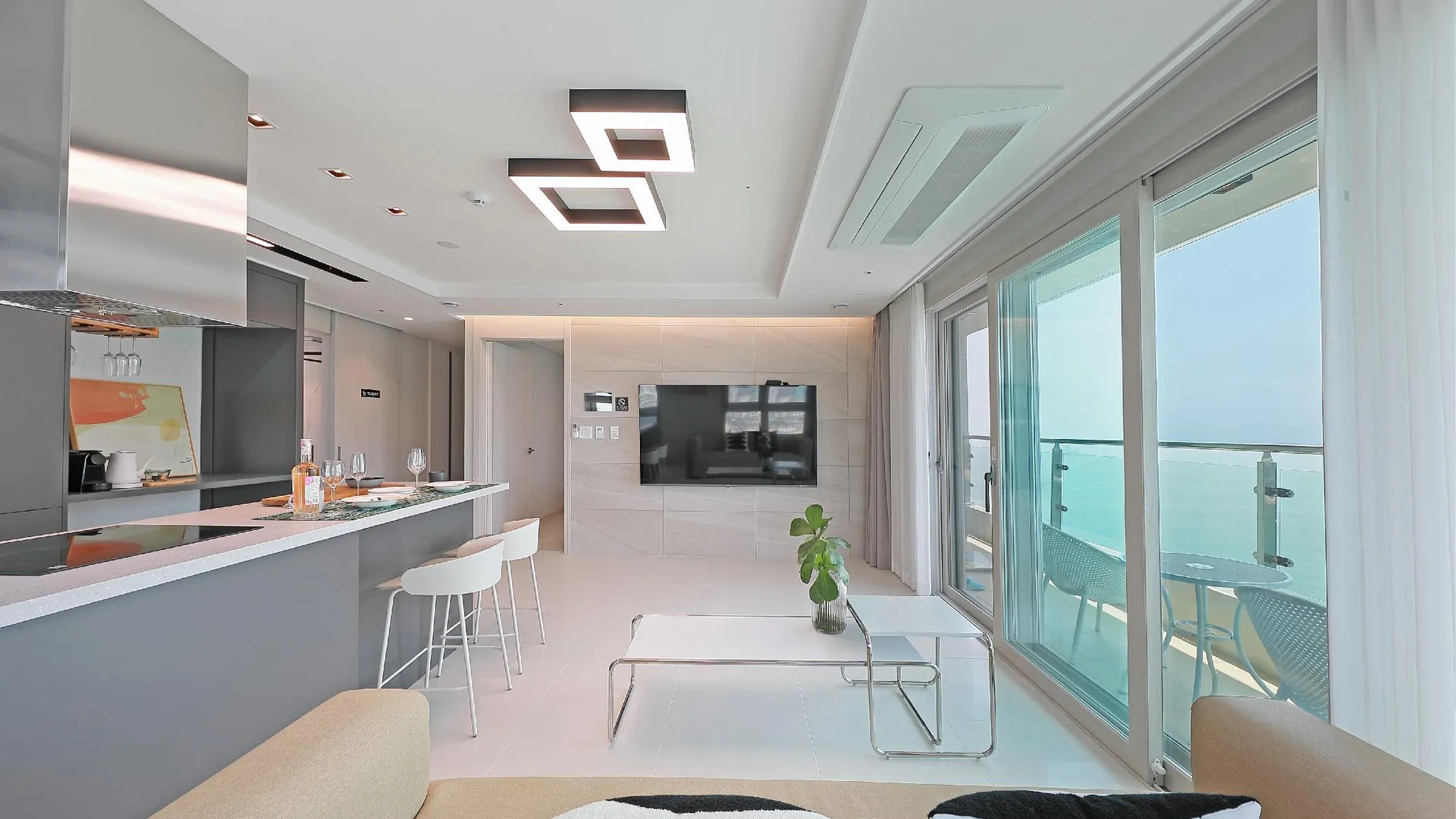 부산 엘모멘토 송도 레지던스 5성급 호텔 레스토랑