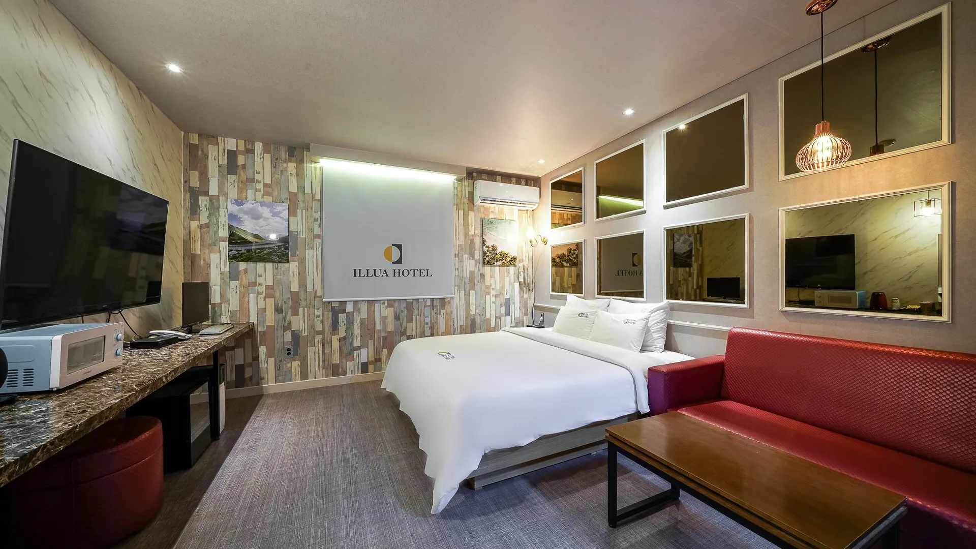 울산 울산 영남알프스 일루아 1성급 호텔 스위트룸