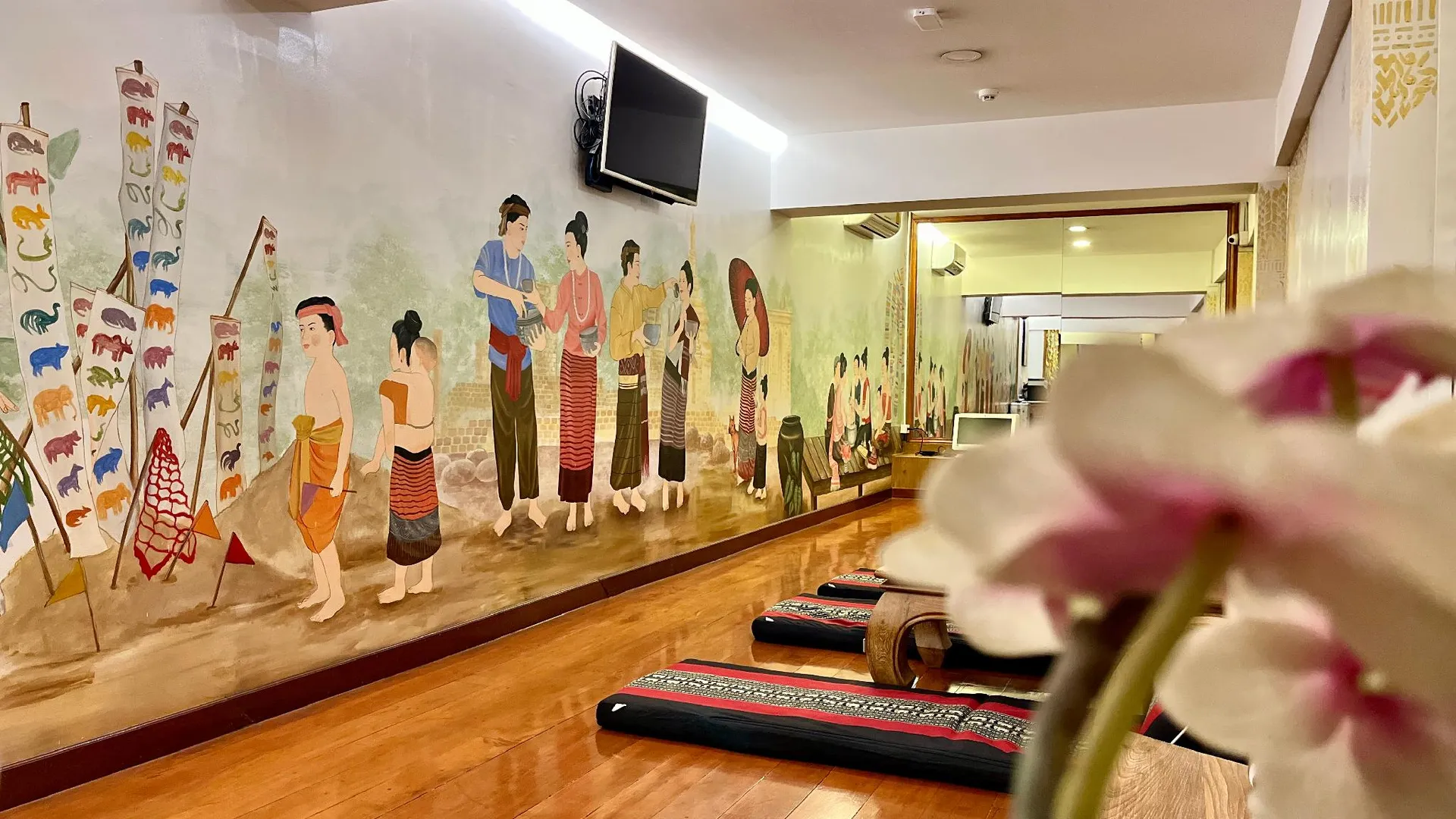 방콕 마리야 레이디 호스텔 수완나품 에어포트 2성급 호텔 전망