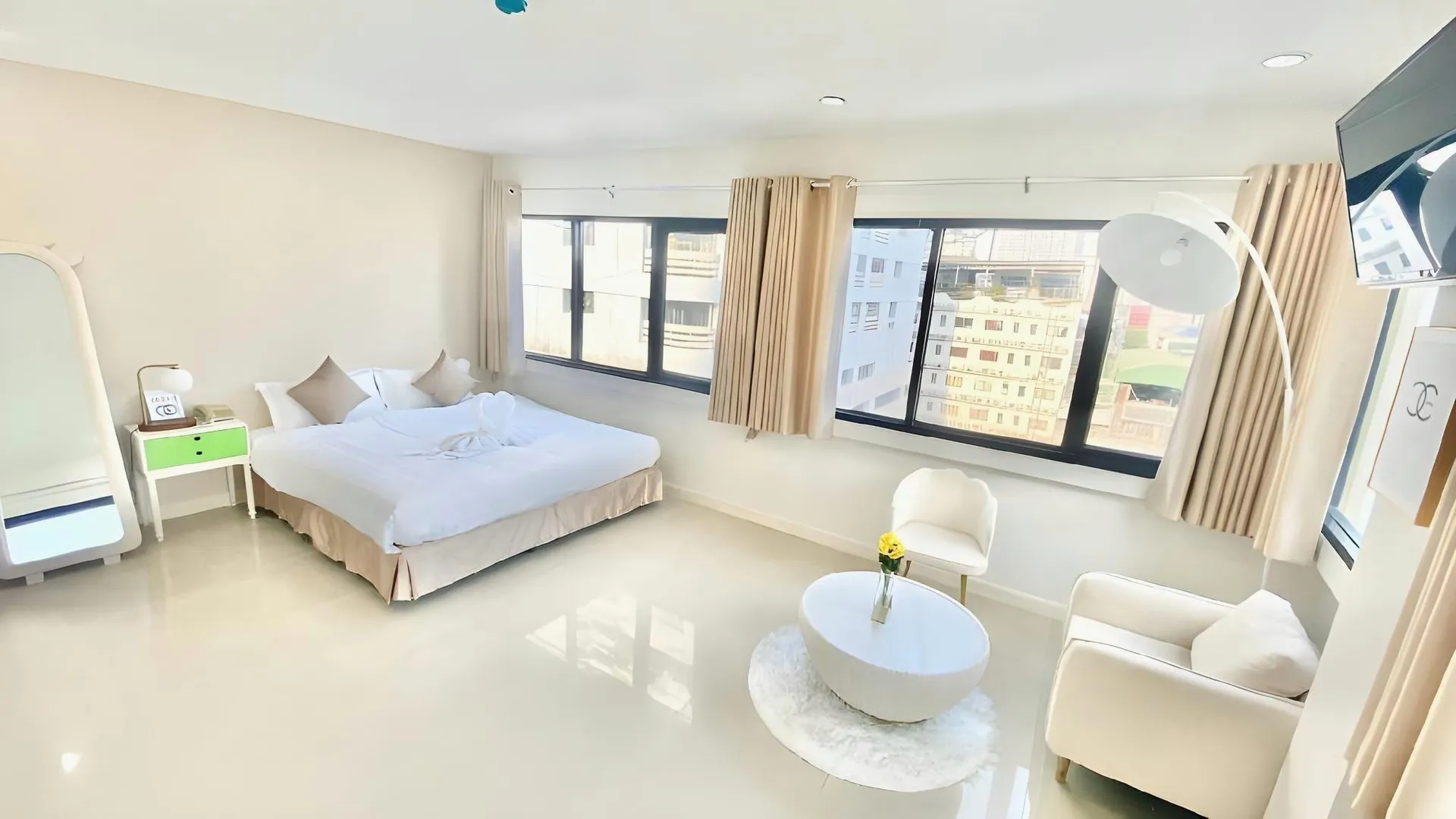 방콕 ABCYQ 호텔 3성급 호텔 전망