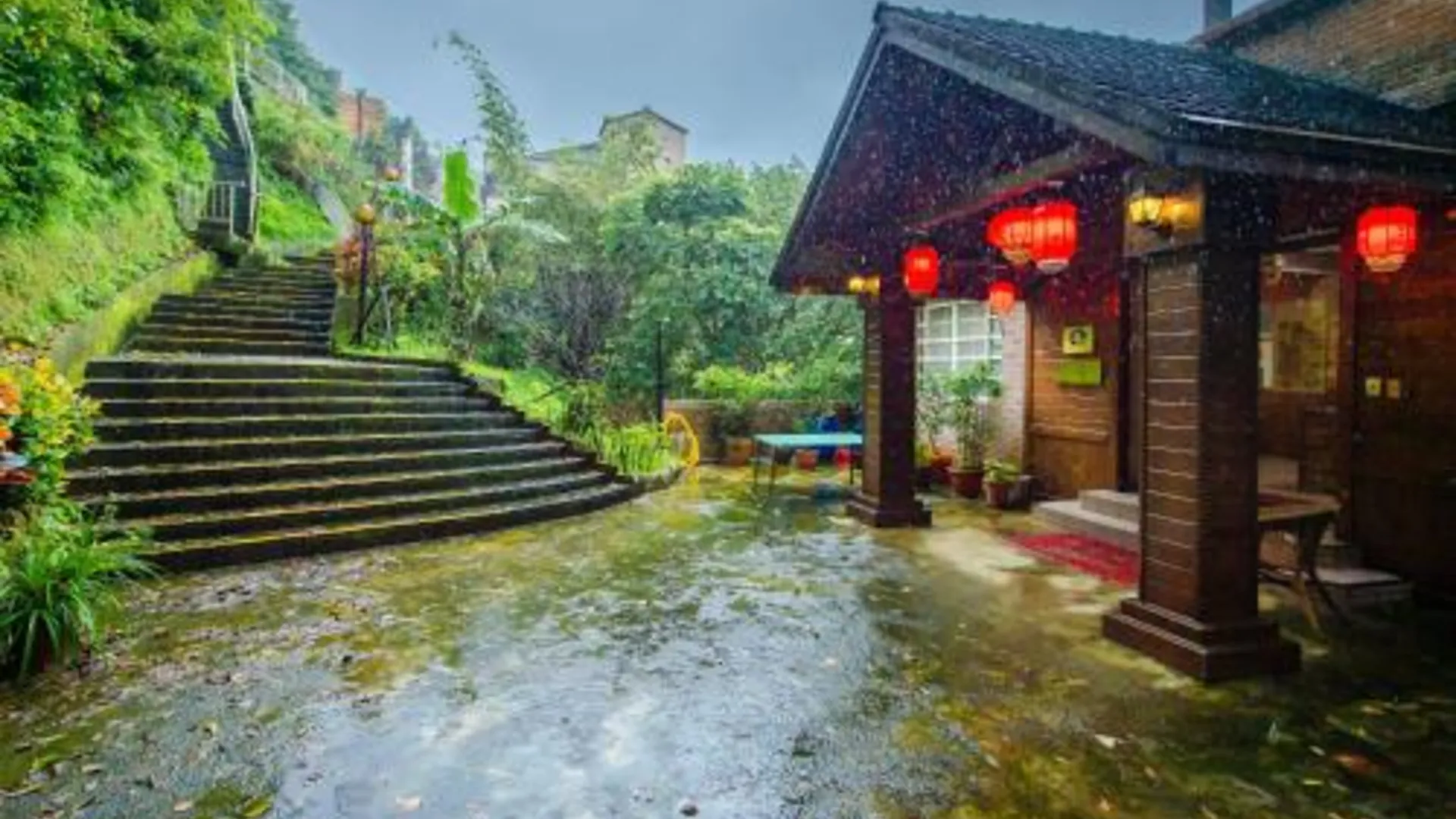 타이베이 CF 카이트 3성급 게스트하우스 레스토랑