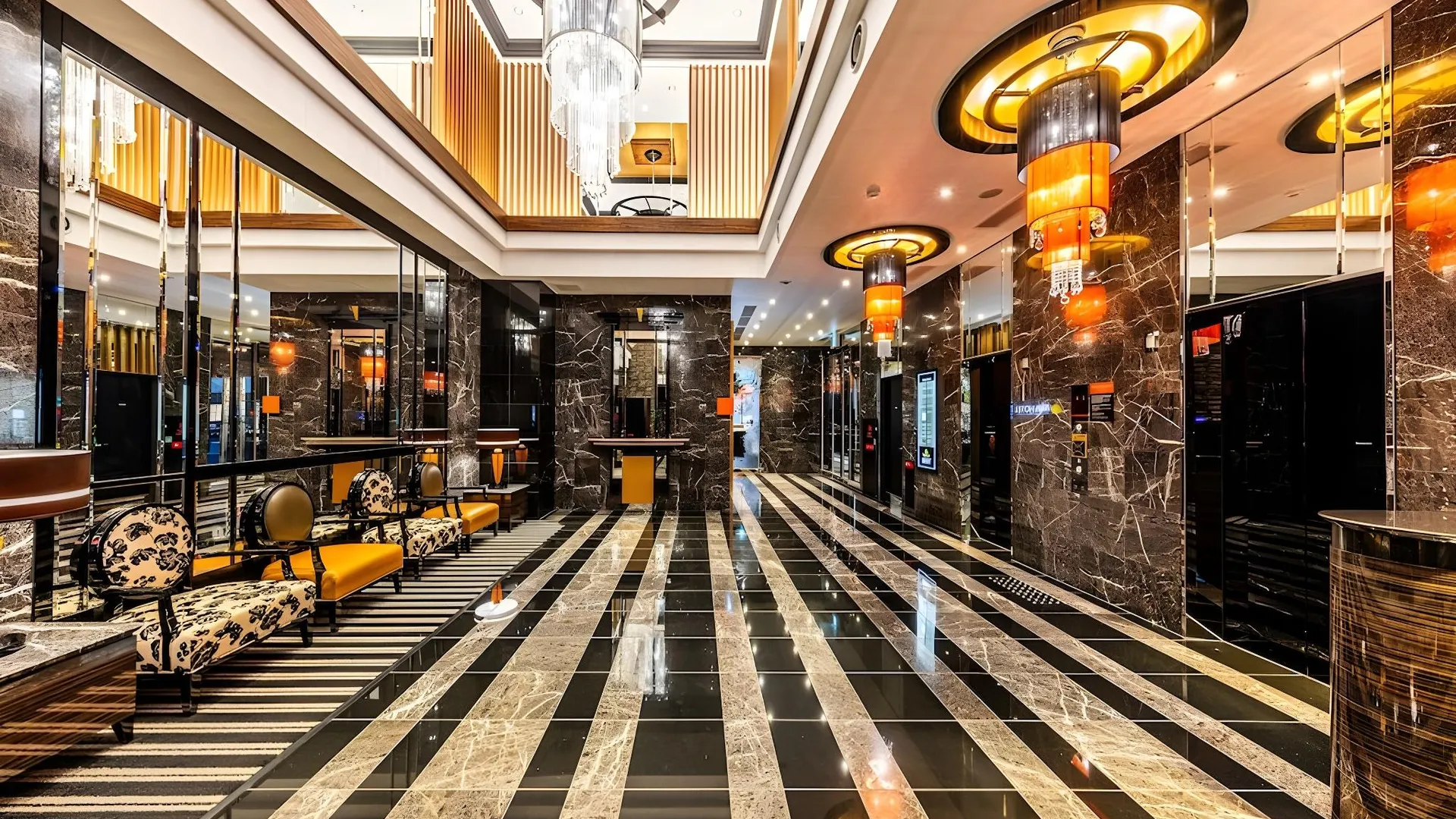 오사카 APA Hotel Yodoyabashi Kitahama Ekimae 3성급 호텔 로비