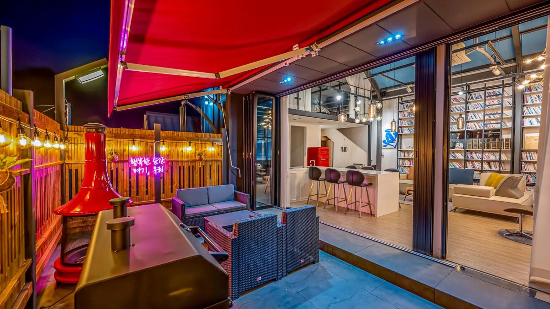 청도군 청도 하비리조트 럭셔리글램핑 4성급 게스트하우스 레스토랑