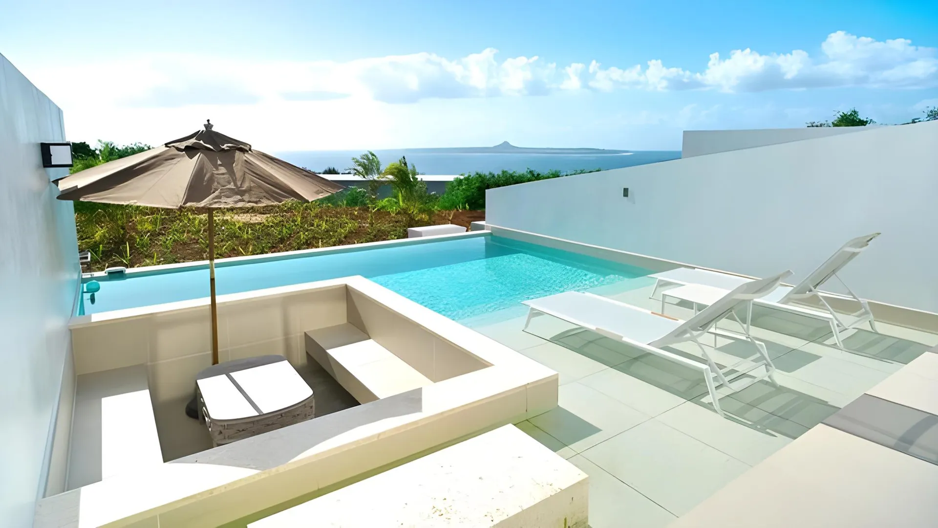 오키나와 본섬 아단 리조트 라나 스위트 빌라 5성급 호텔 객실