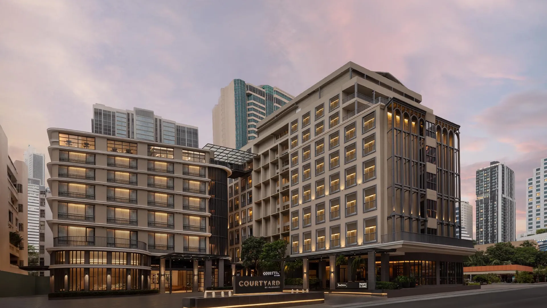 방콕 코트야드 바이 메리어트 방콕 수쿰빗 20 4성급 호텔 객실