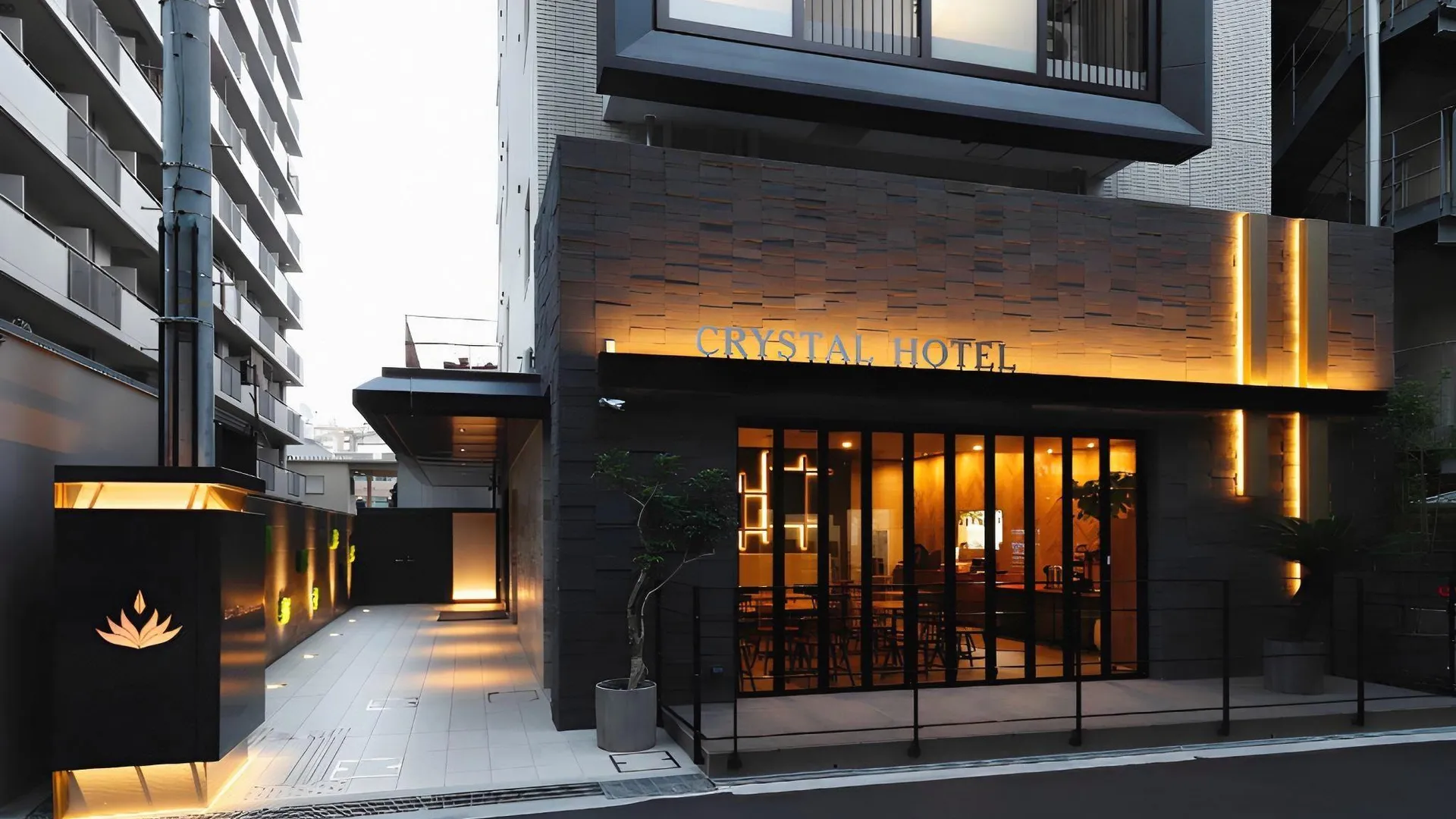 오사카 도톤보리 크리스탈 호텔 4 3성급 호텔 레스토랑