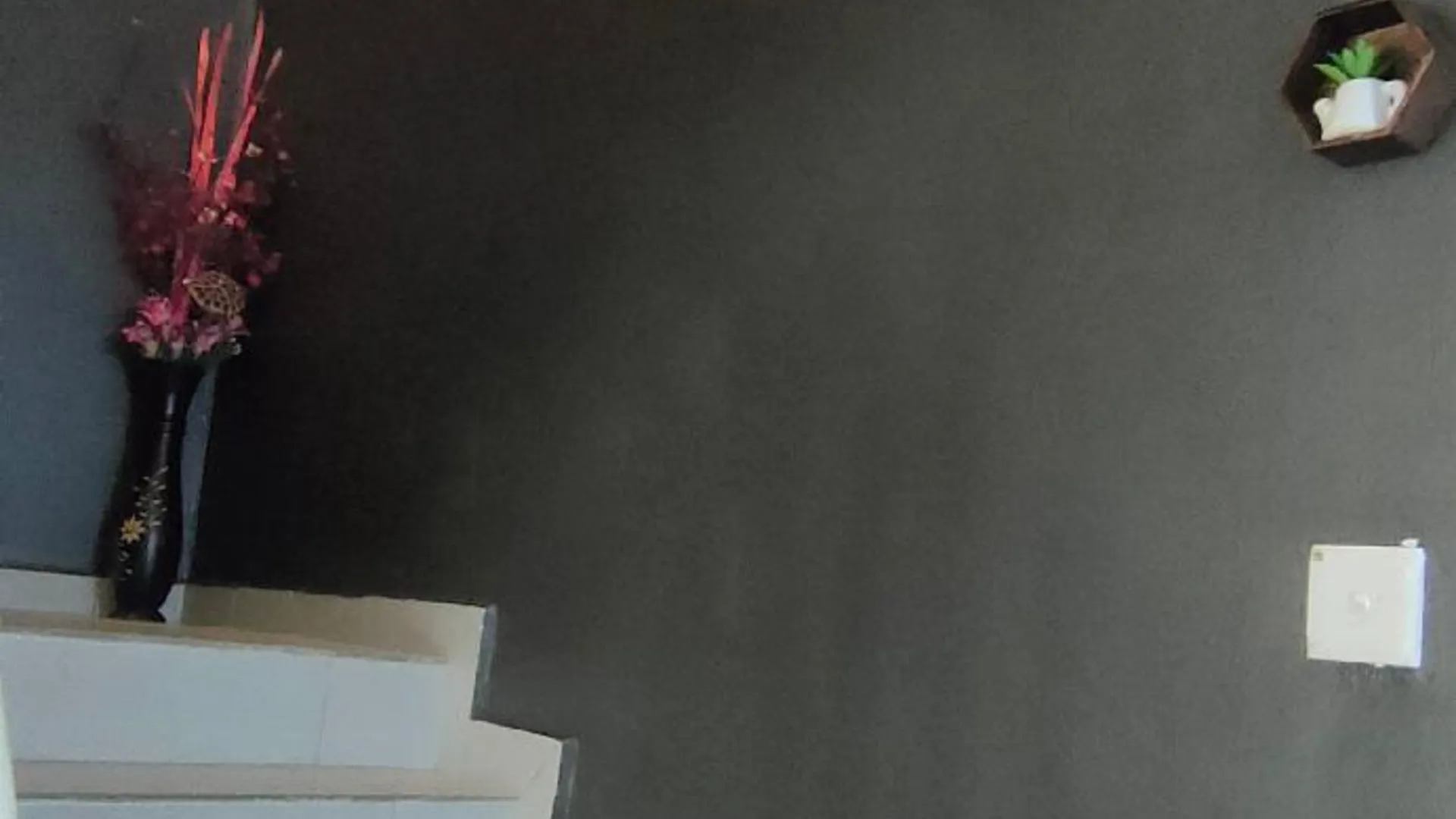 란타우 판장 캄풍 게레탁의 프라이빗 하우스 (130m², 침실 4개, 프라이빗 욕실 3개) 3성급 싱글룸 레스토랑