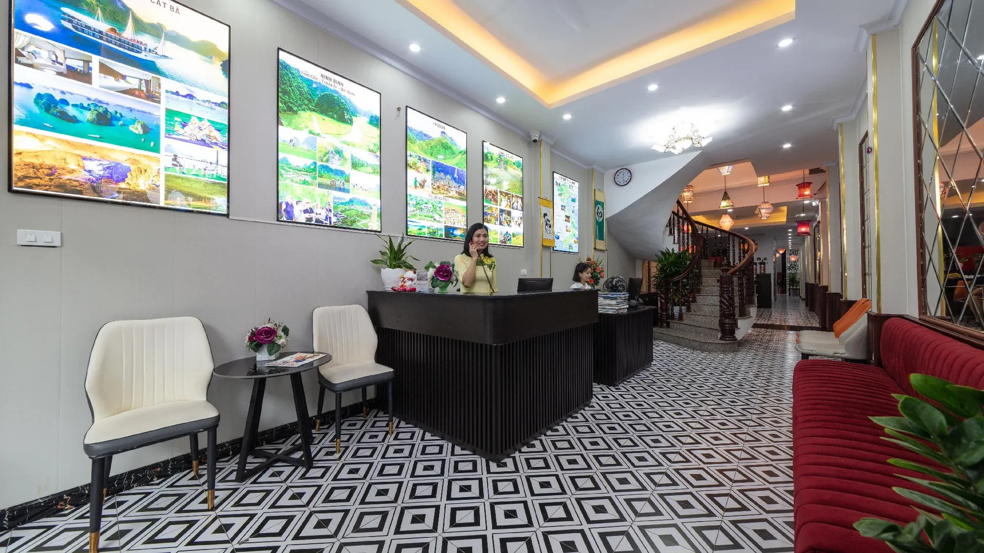 하노이 하노이 릴리안 호텔 앤 트래블 3성급 호텔 레스토랑