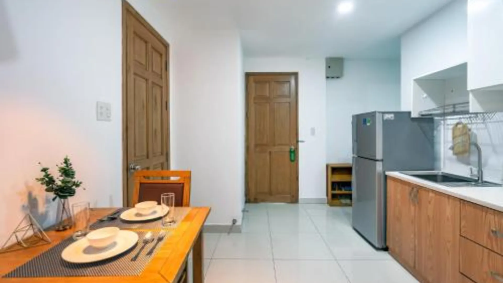 호치민 사이공 원 서비스 아파트먼트 3성급 호텔 전망