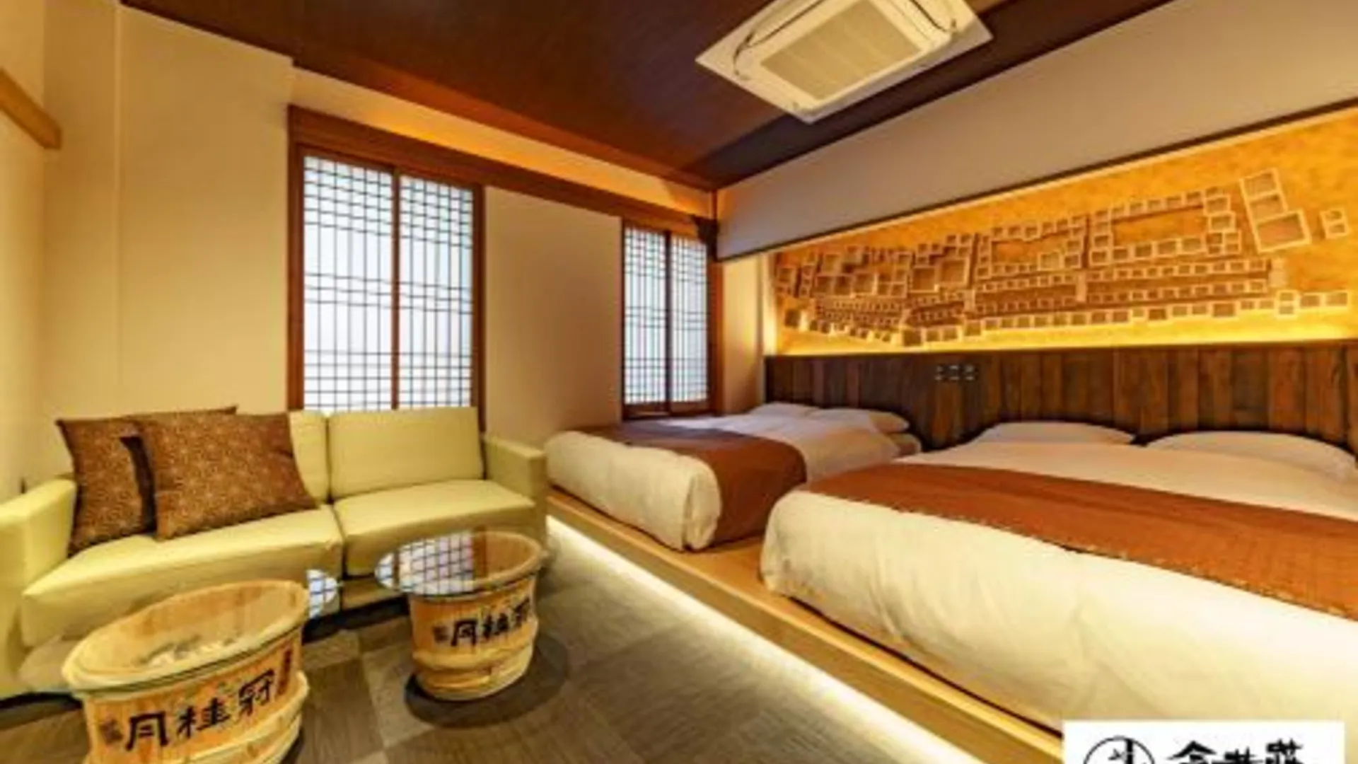 오사카 신사이바시의 프라이빗 하우스 (140m², 침실 4개, 프라이빗 욕실 2개) 4성급 게스트하우스 스위트룸