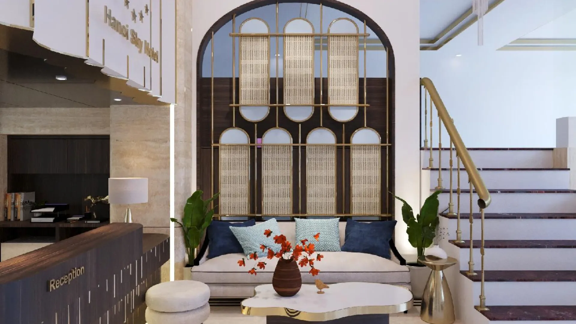 하노이 스카이 참 하노이 호텔 앤 스파 4성급 호텔 외관