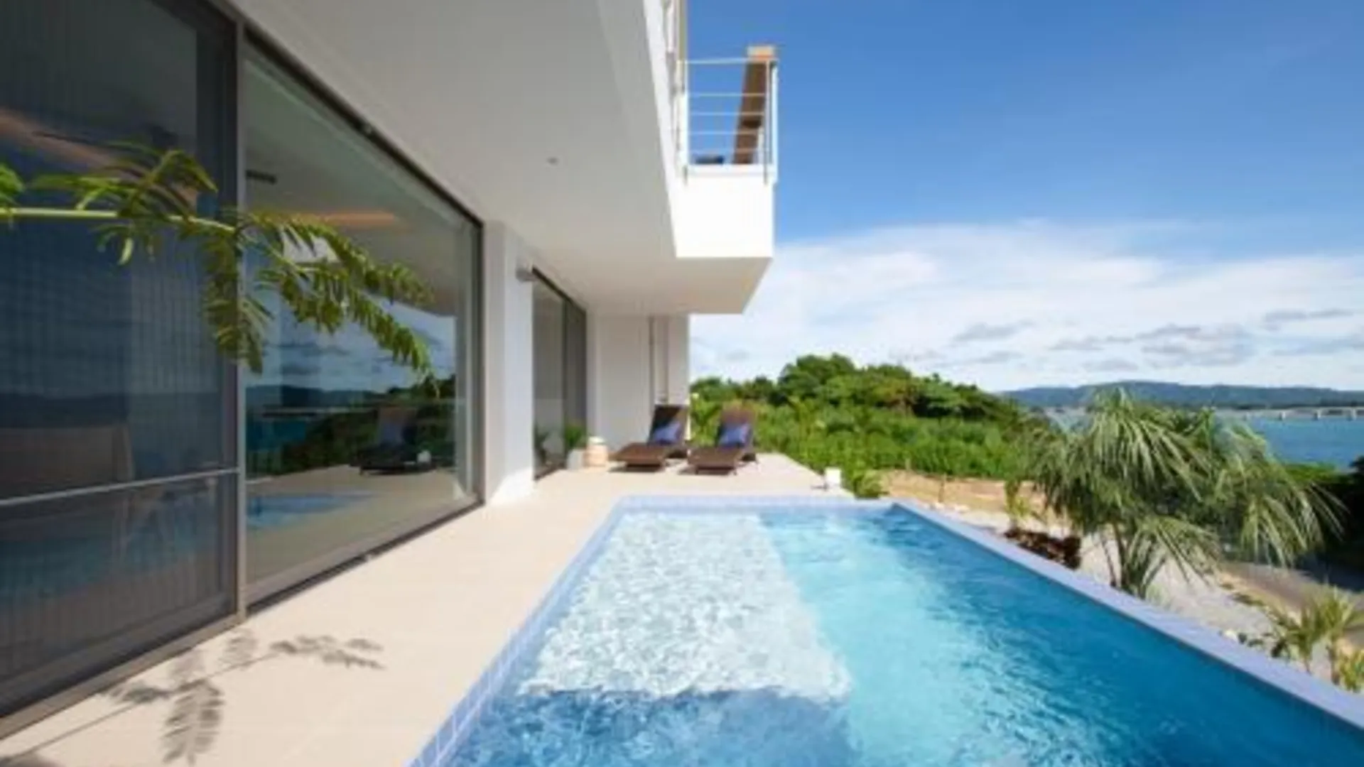 오키나와 본섬 KOURI VILLA Indigo 3성급 호텔 전망