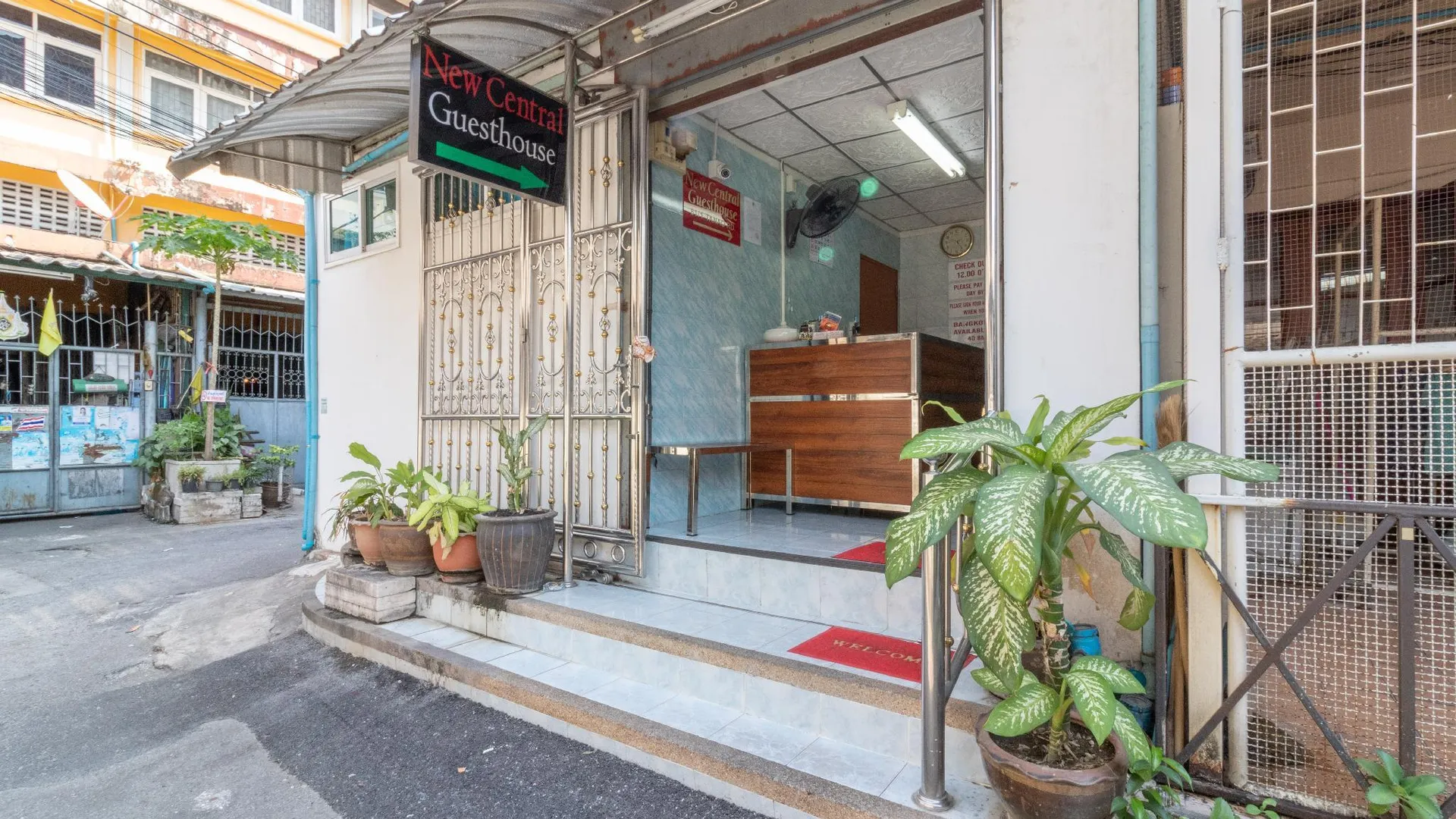 방콕 뉴 센트럴 게스트하우스 1성급 호텔 객실