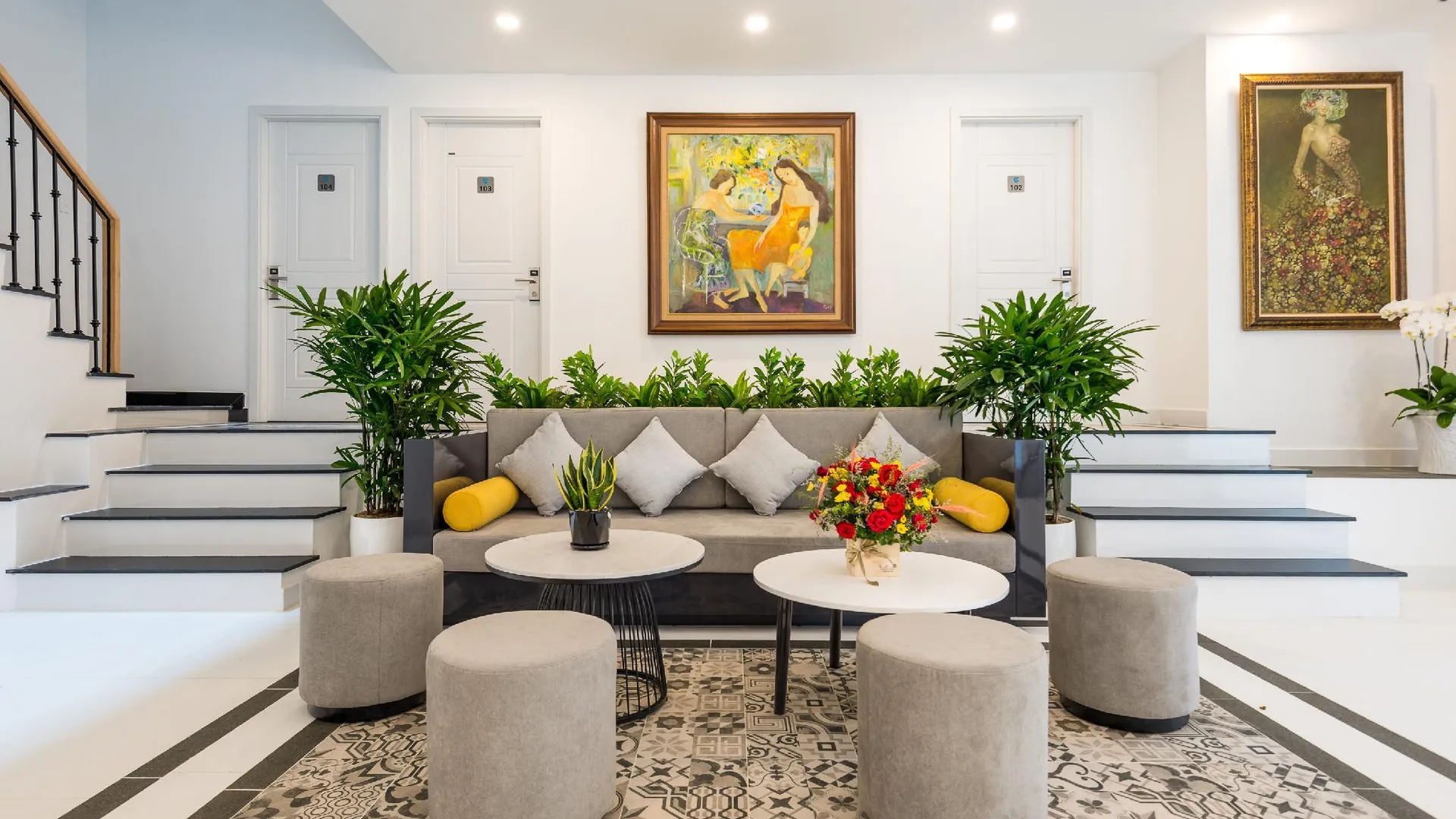 호치민 코즈룸 홈 더 갤러리 레지던스 3성급 호텔 객실